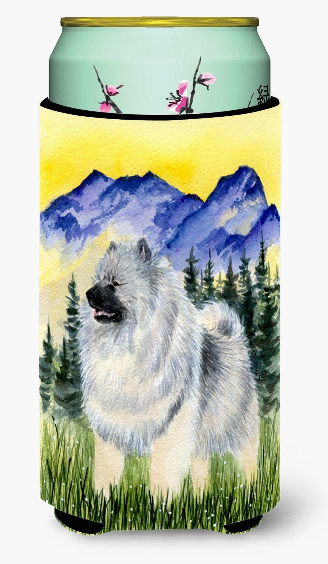 Keeshond  Tall Boy Beverage Insulator Beverage Insulator Hugger by Caroline's Treasures