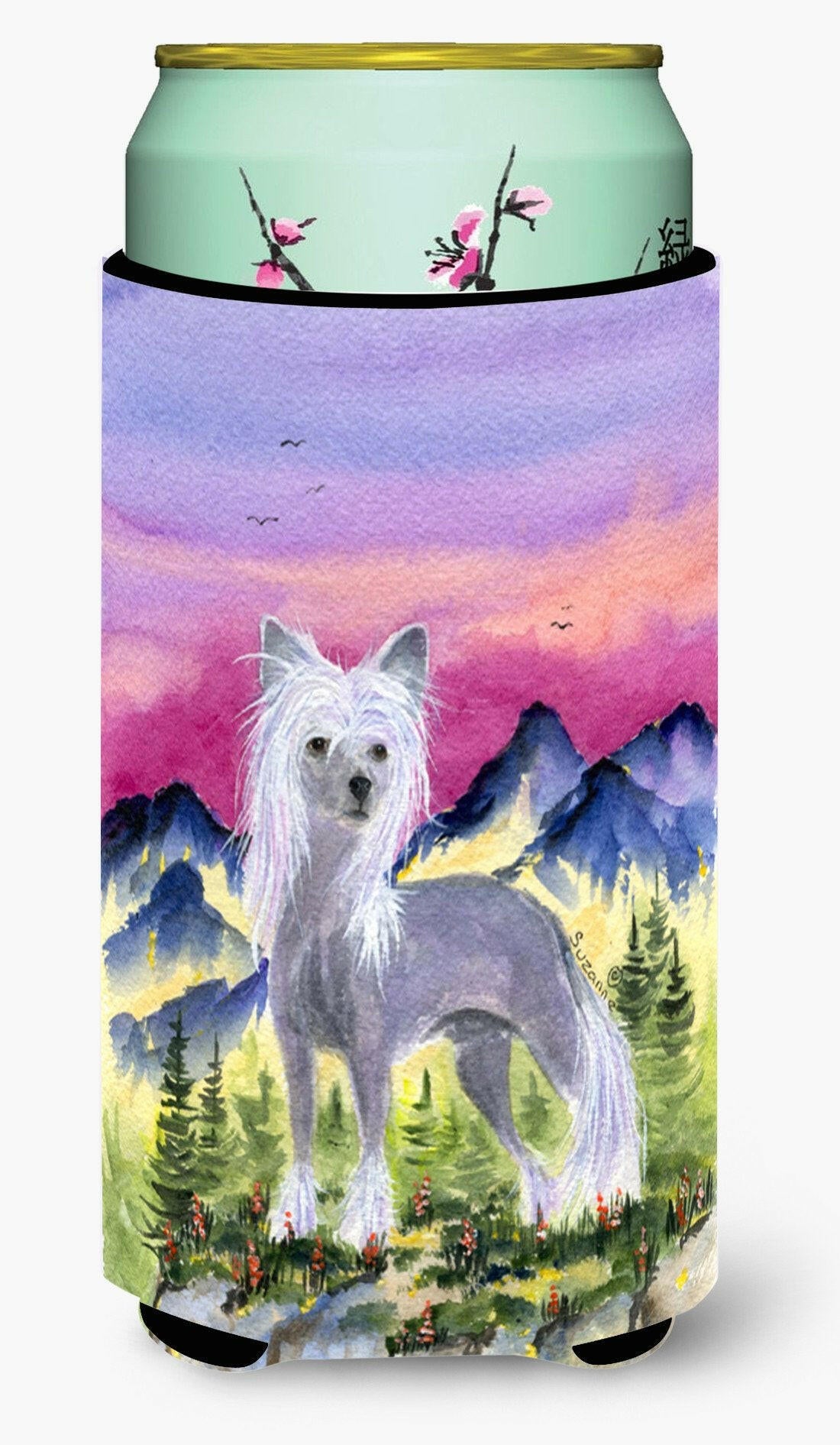 Chinese Crested  Tall Boy Beverage Insulator Beverage Insulator Hugger by Caroline&#39;s Treasures