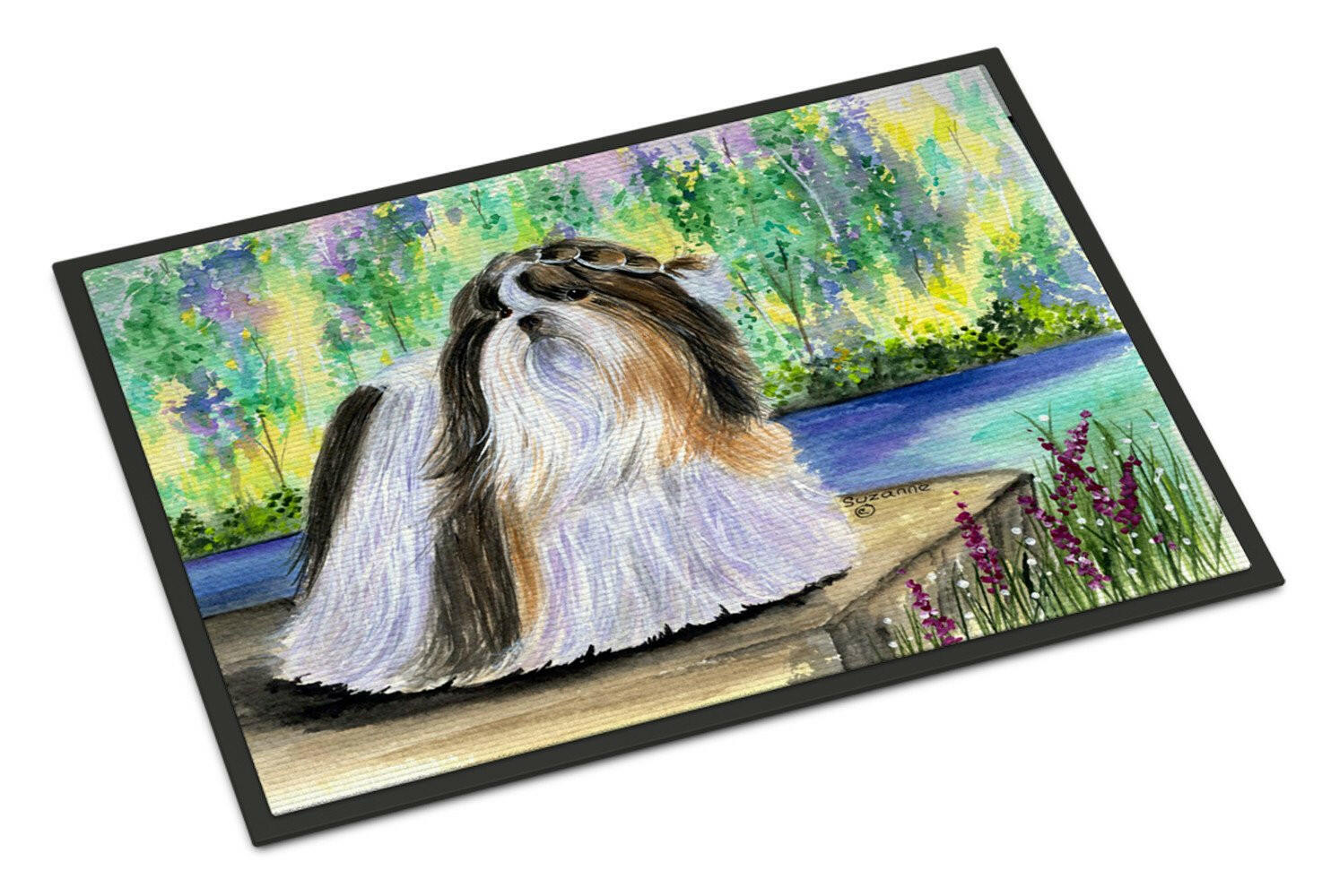 Shih Tzu Indoor Outdoor Mat 18x27 Doormat - the-store.com