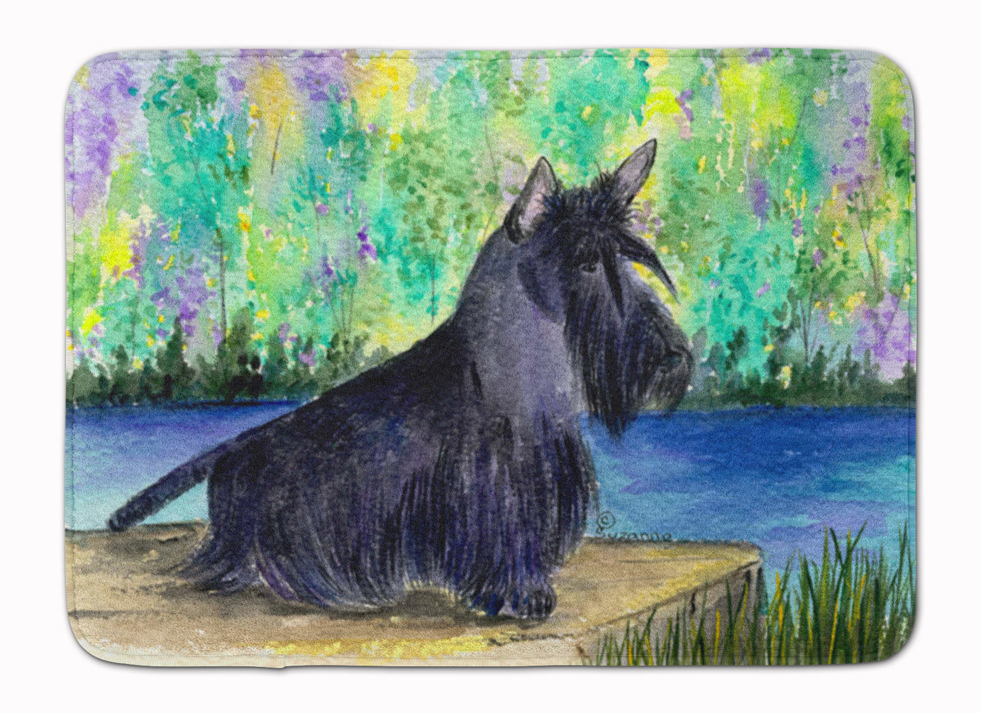 Scottish Terrier Machine Washable Memory Foam Mat SS8330RUG - the-store.com