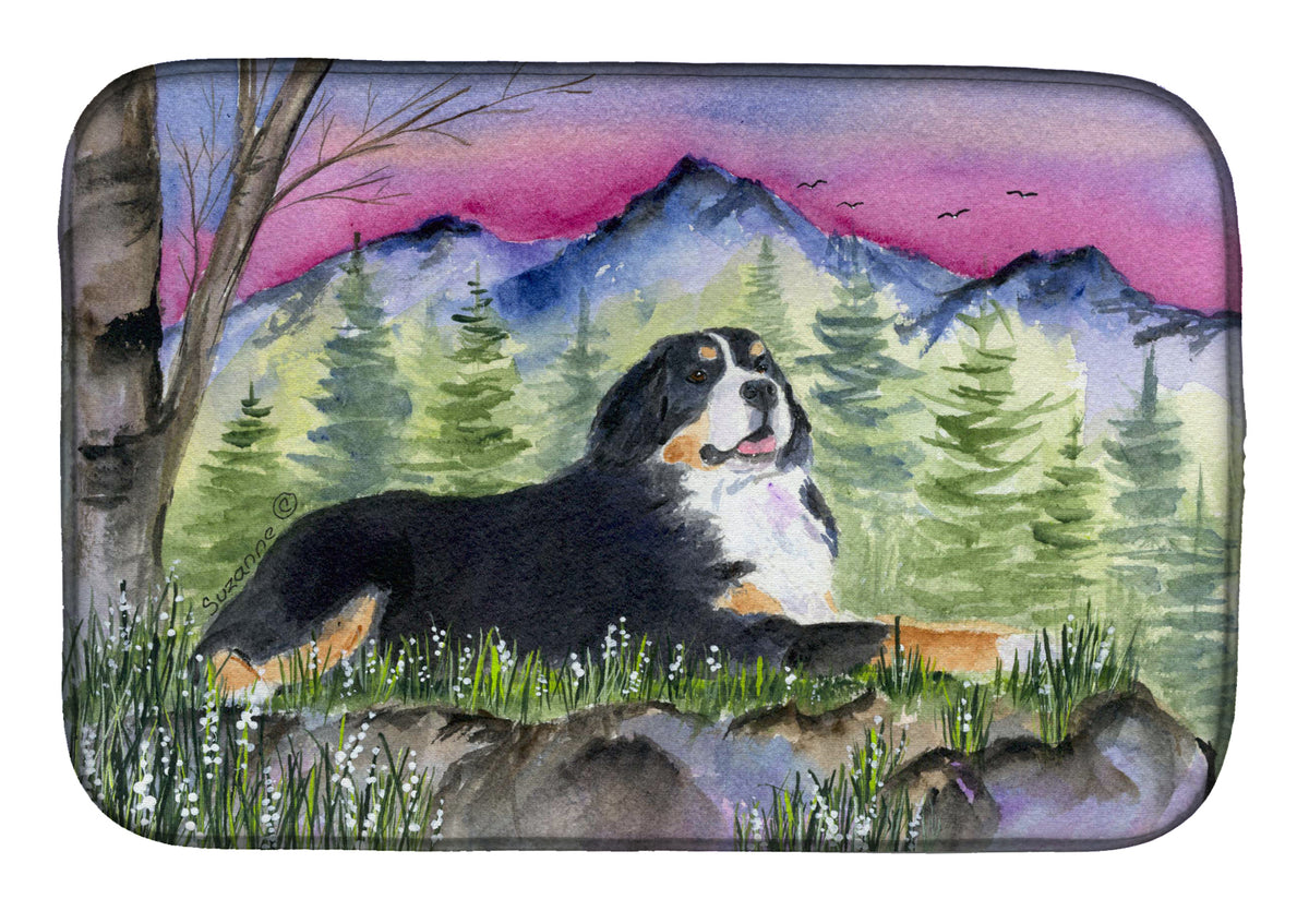 Bernese Mountain Dog Dish Drying Mat SS8332DDM  the-store.com.