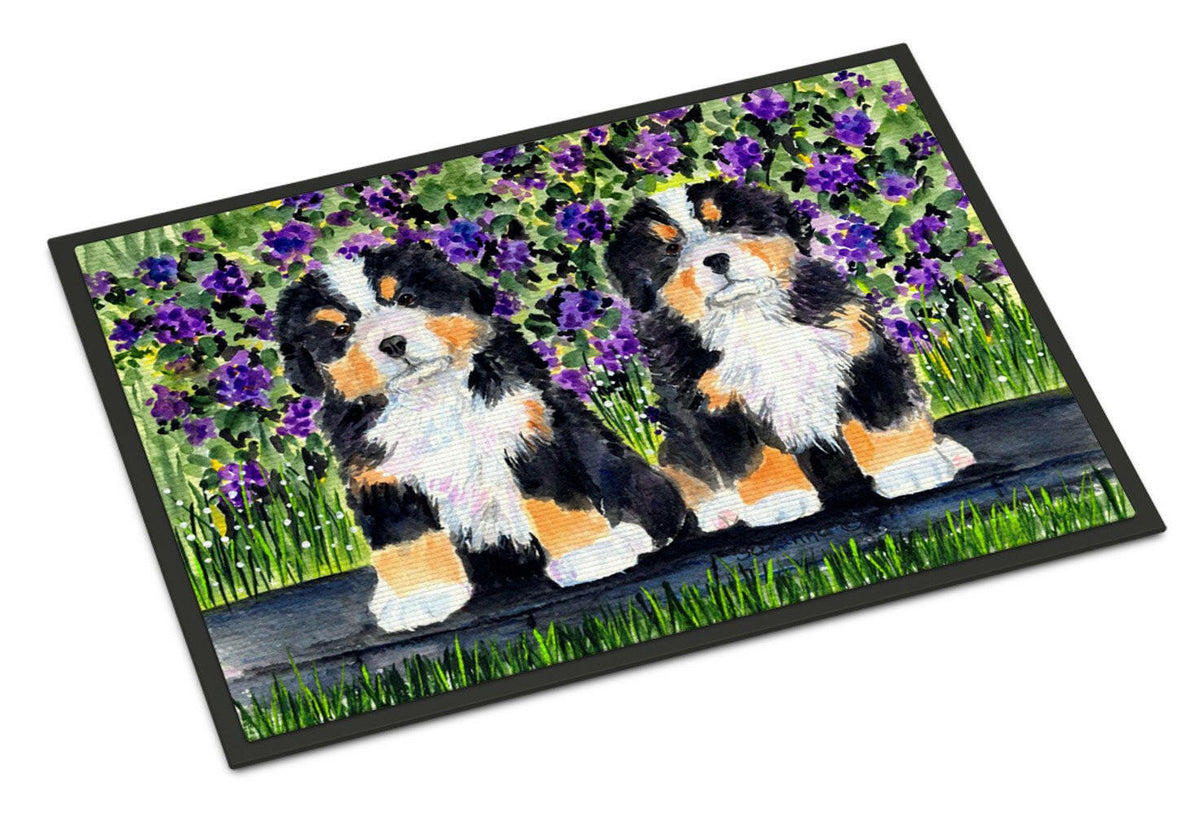 Bernese Mountain Dog Indoor Outdoor Mat 18x27 Doormat - the-store.com