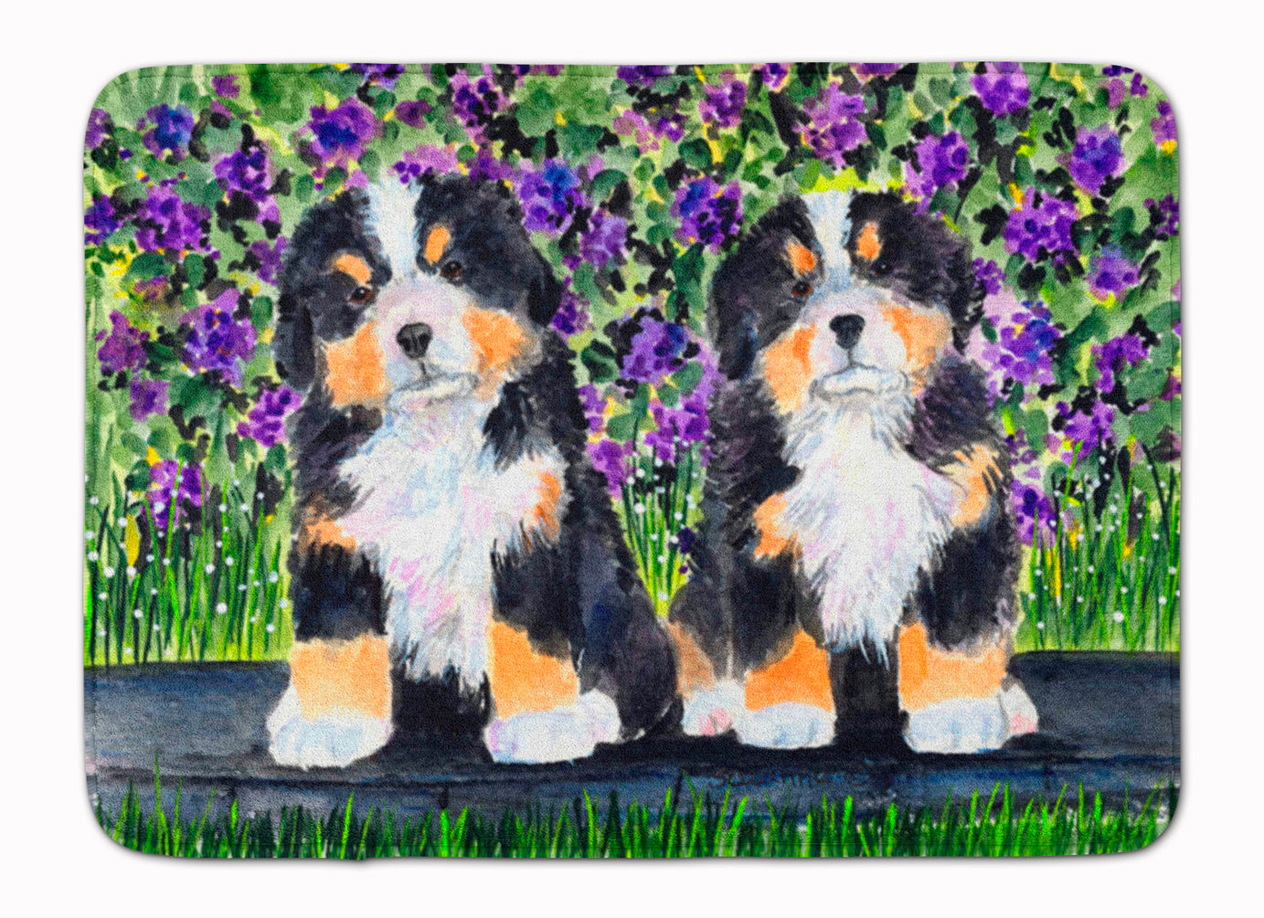 Bernese Mountain Dog Machine Washable Memory Foam Mat SS8334RUG - the-store.com