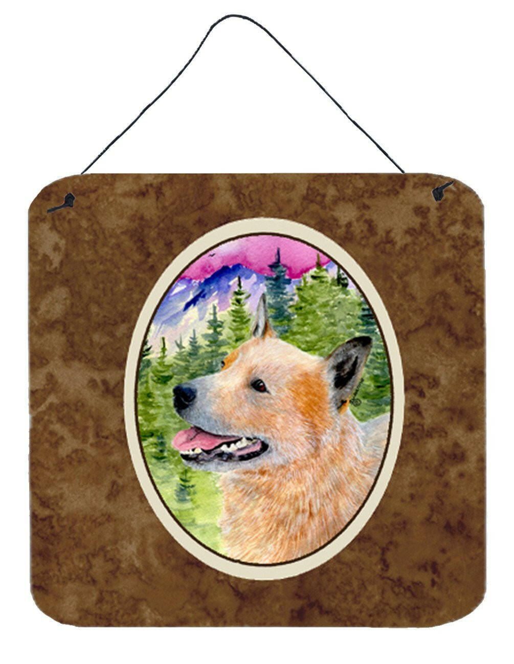 Australian Cattle Dog Aluminium Metal Wall or Door Hanging Prints by Caroline's Treasures