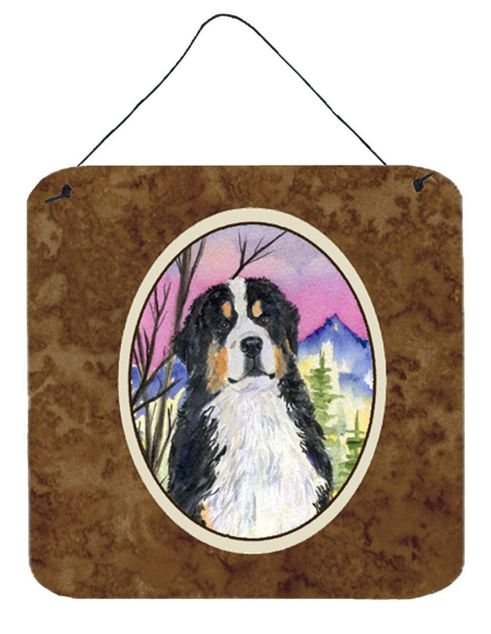 Bernese Mountain Dog Aluminium Metal Wall or Door Hanging Prints by Caroline's Treasures