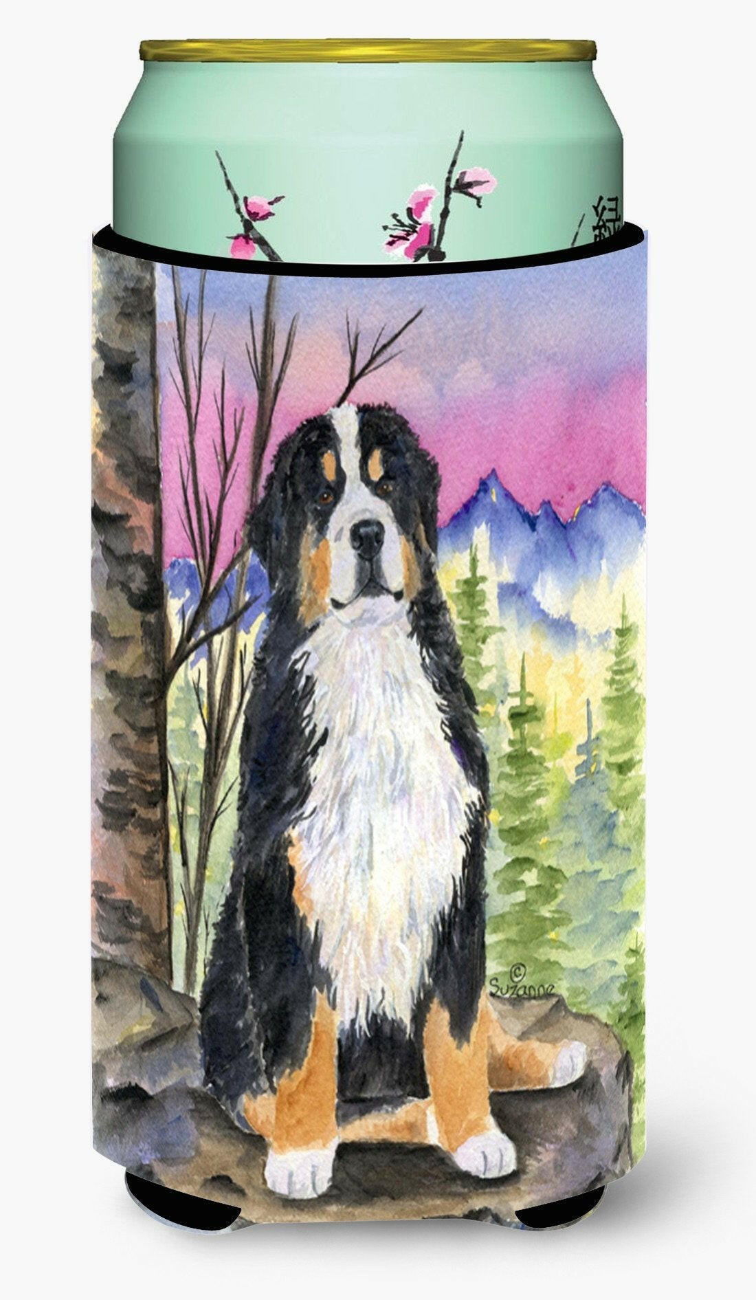 Bernese Mountain Dog  Tall Boy Beverage Insulator Beverage Insulator Hugger by Caroline&#39;s Treasures