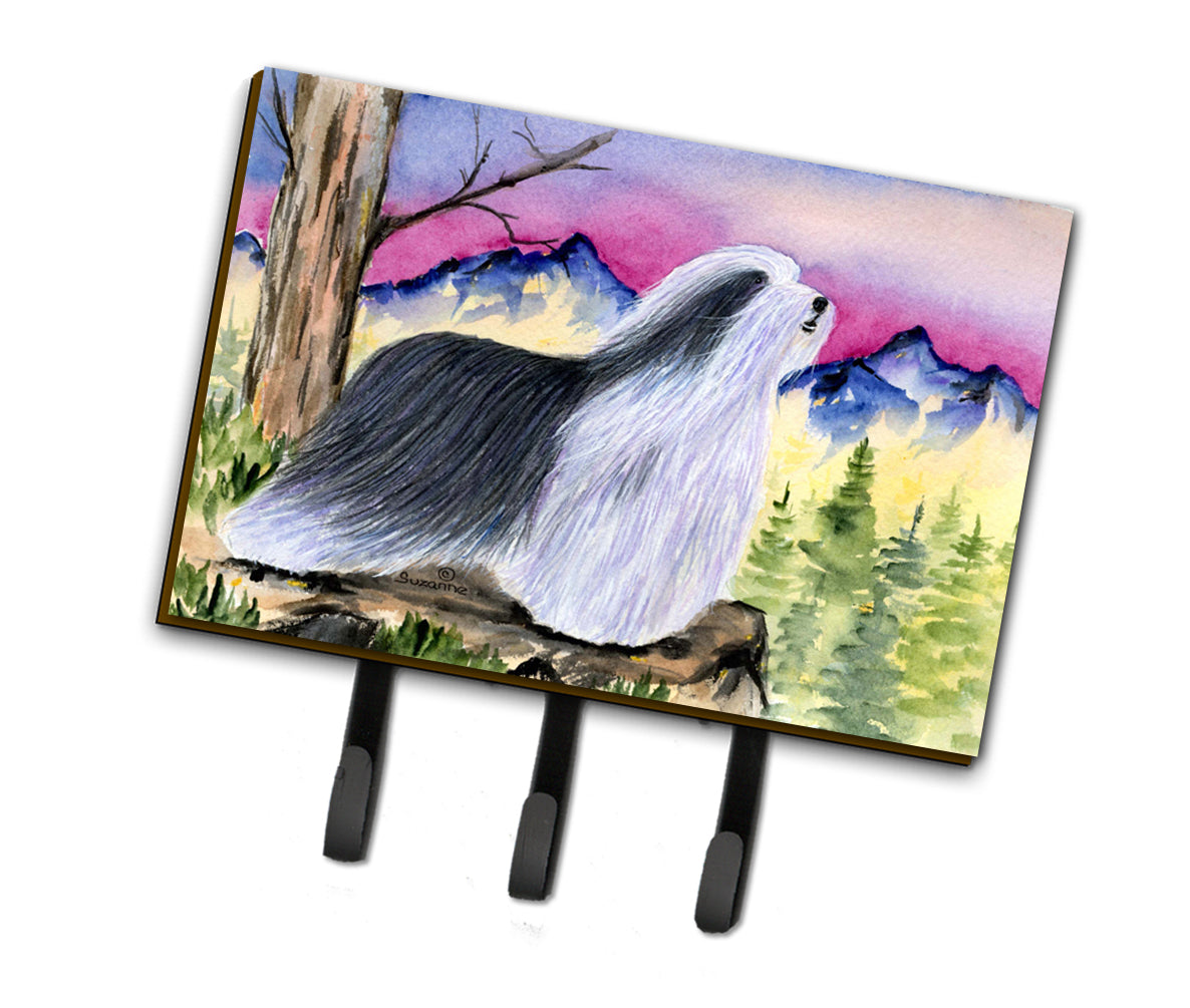 Bearded Collie Leash Holder or Key Hook  the-store.com.