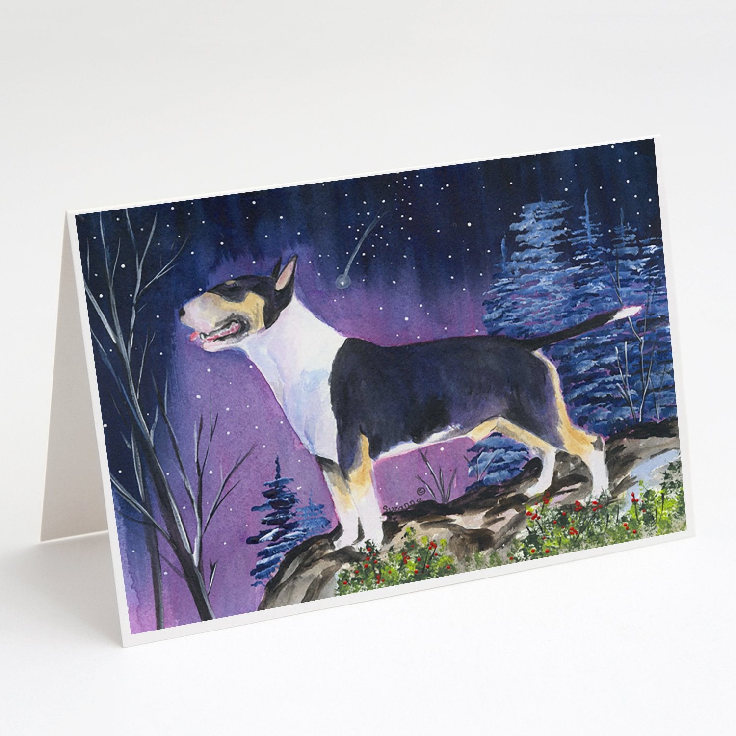 Buy this Bull Terrier Greeting Cards and Envelopes Pack of 8