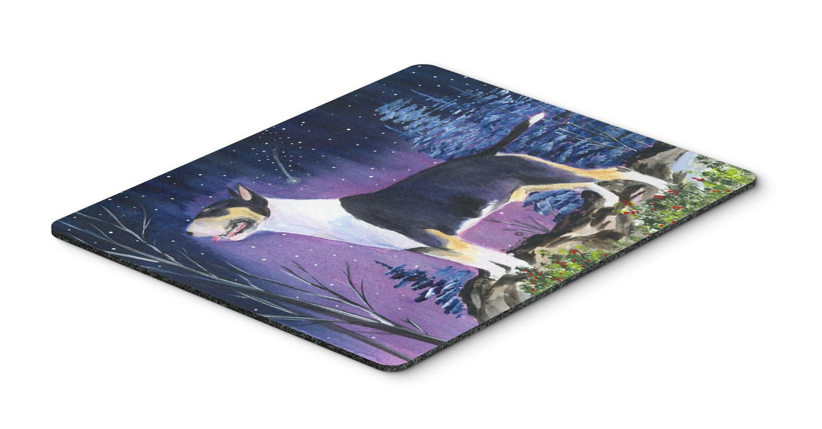 Bull Terrier Mouse Pad / Hot Pad / Trivet by Caroline's Treasures