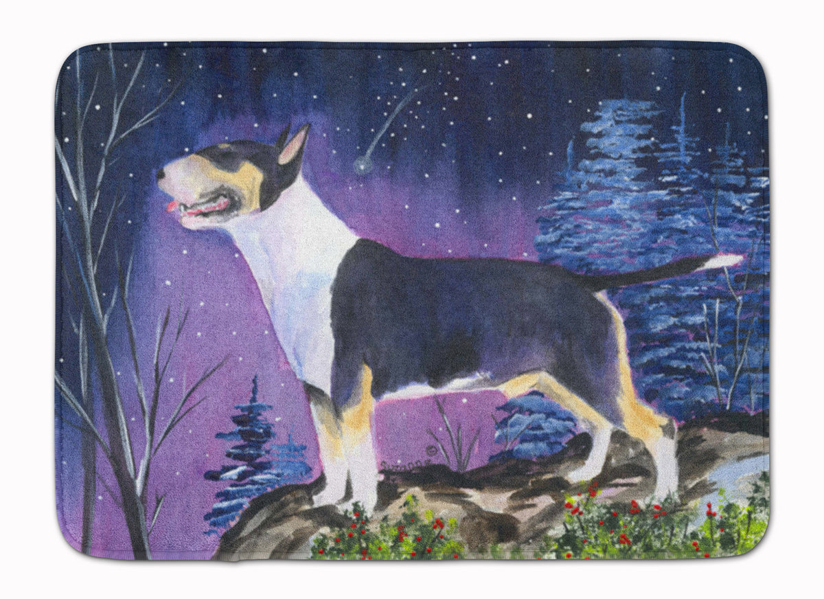 Bull Terrier Machine Washable Memory Foam Mat SS8344RUG - the-store.com