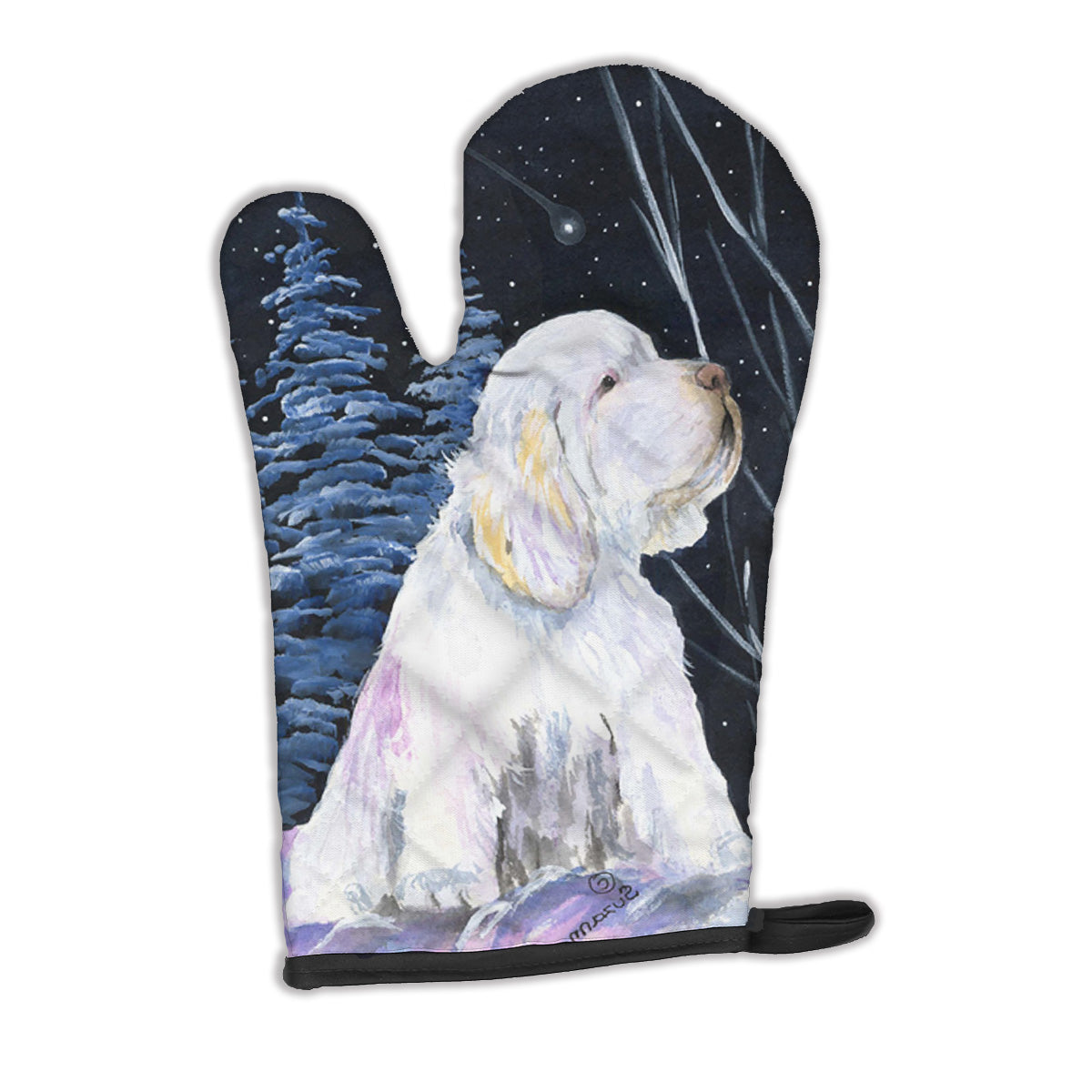 Clumber Spaniel Oven Mitt SS8346OVMT  the-store.com.