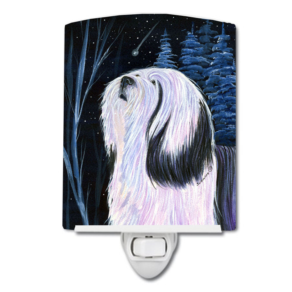 Tibetan Terrier Ceramic Night Light SS8348CNL - the-store.com