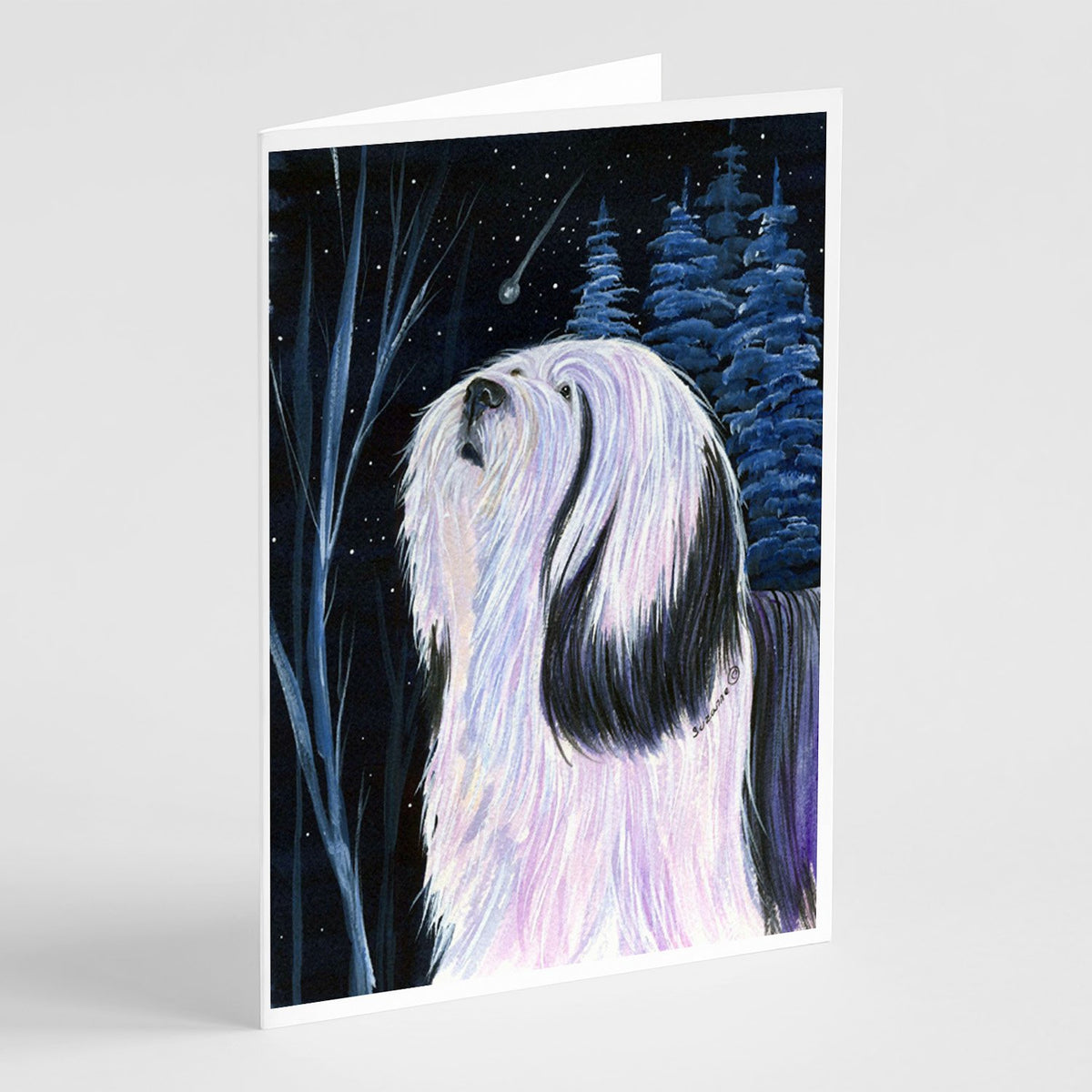 Buy this Tibetan Terrier Greeting Cards and Envelopes Pack of 8