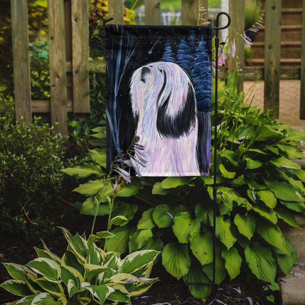 Tibetan Terrier Flag Garden Size.