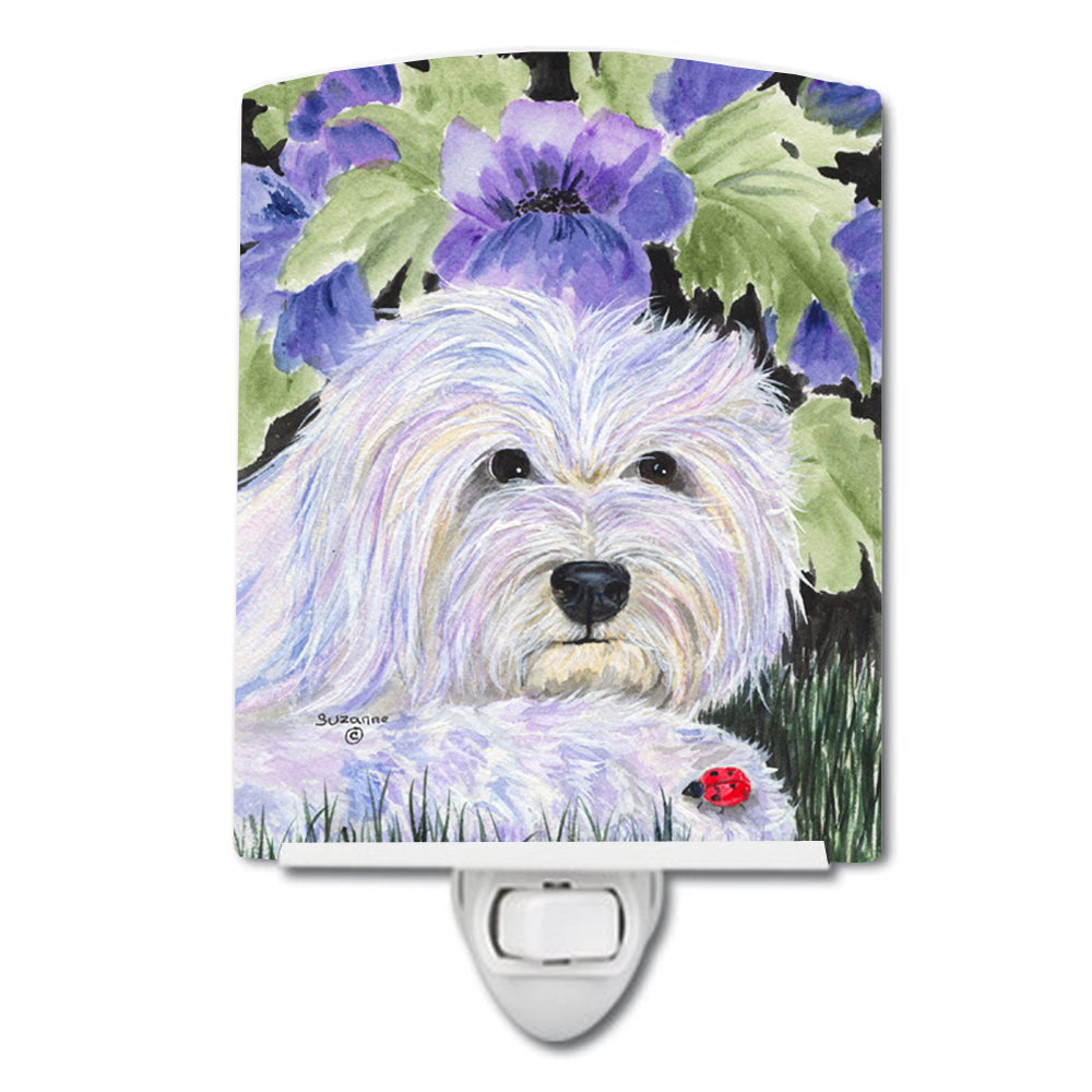 Coton de Tulear Ceramic Night Light SS8349CNL - the-store.com