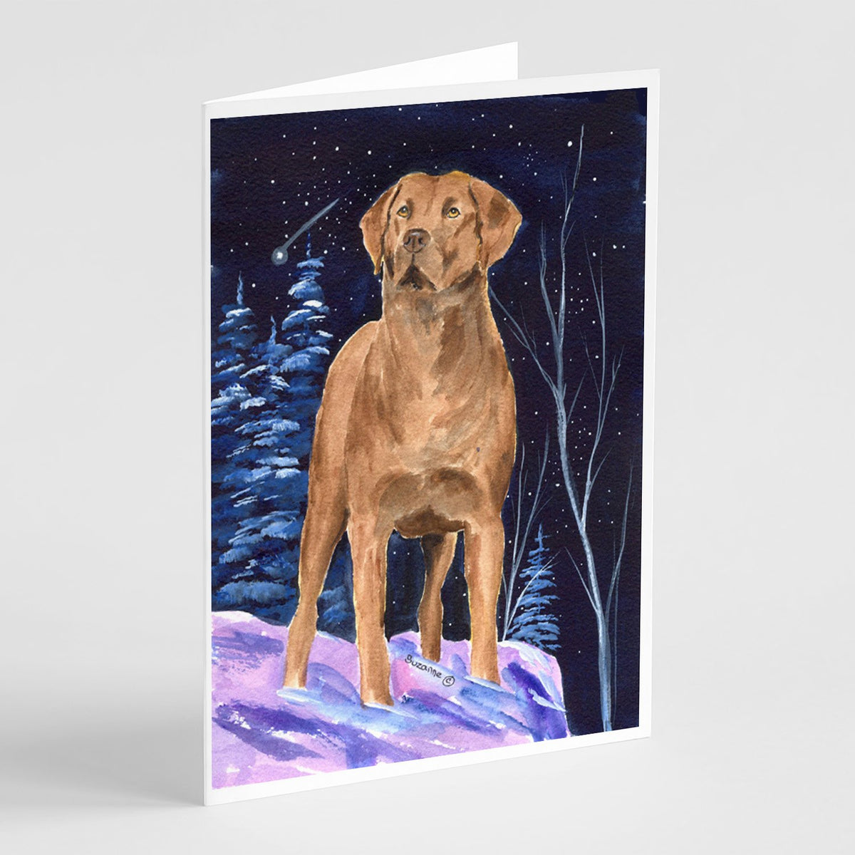 Buy this Starry Night Chesapeake Bay Retriever Greeting Cards and Envelopes Pack of 8