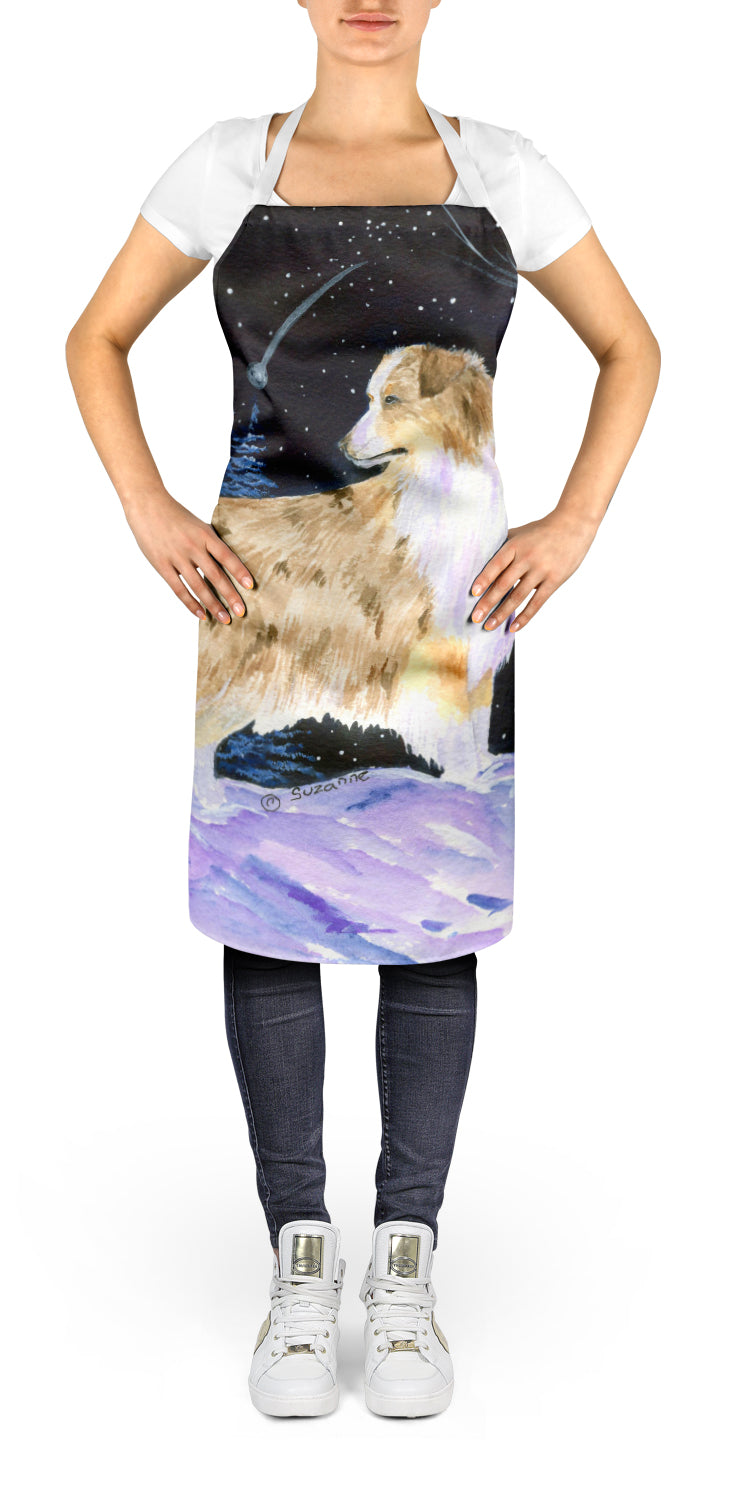 Starry Night Australian Shepherd Apron - the-store.com