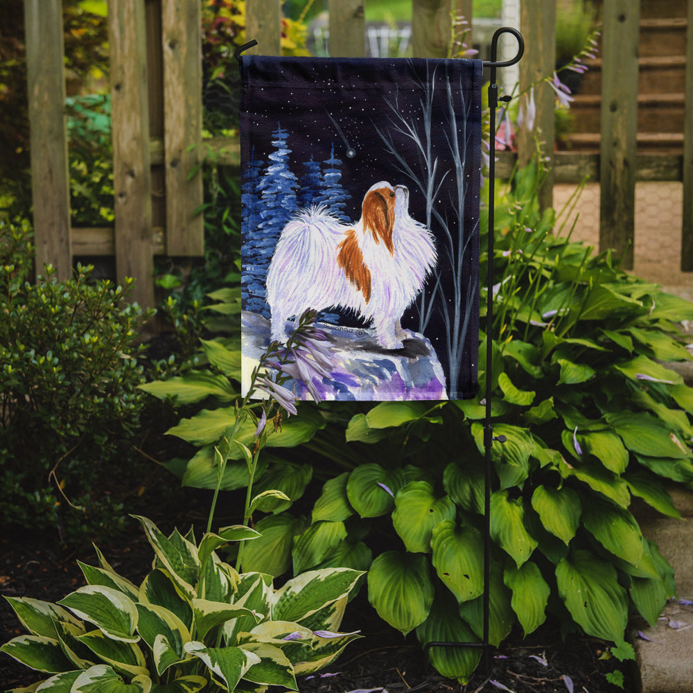 Starry Night Japanese Chin Flag Garden Size.