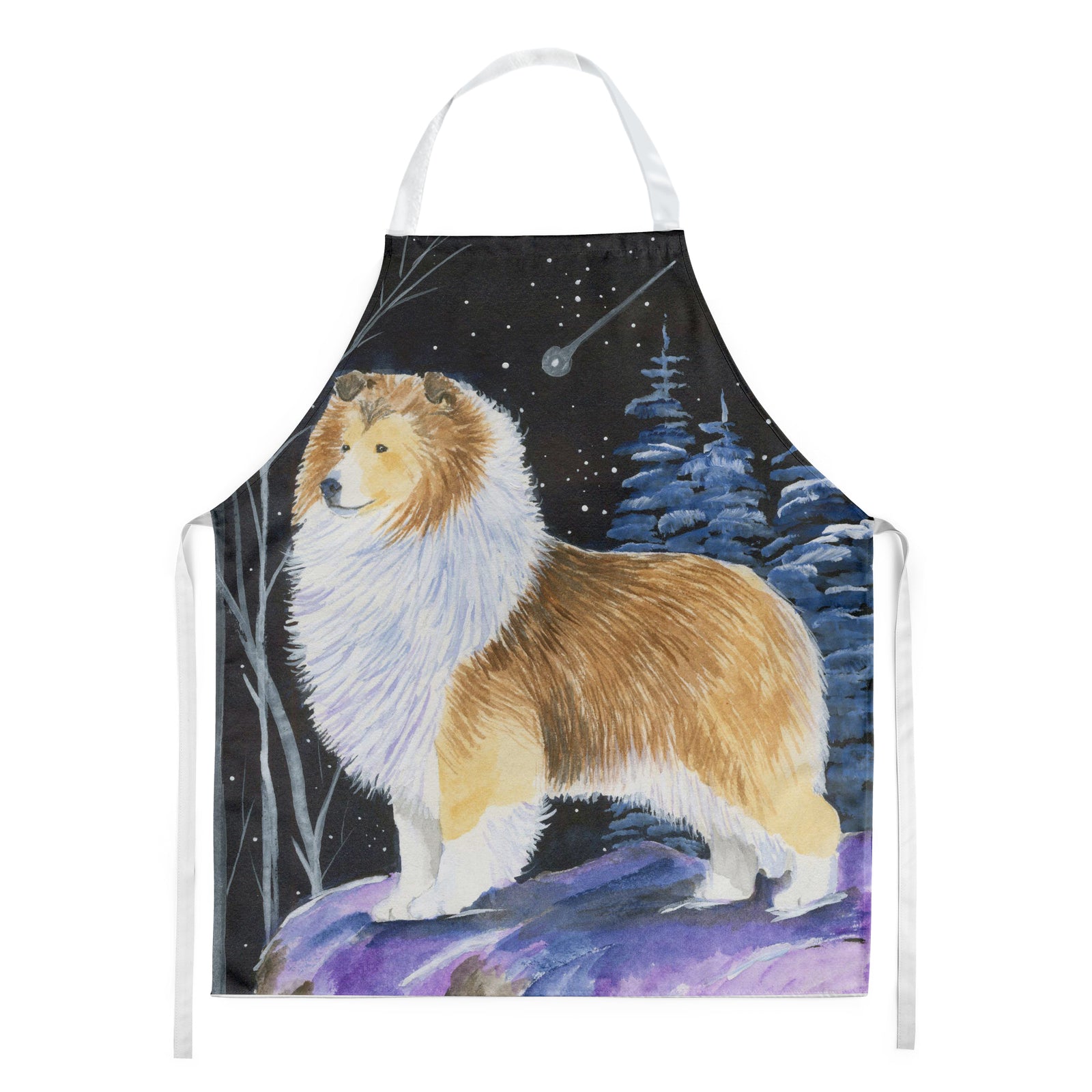 Starry Night Sheltie Apron - the-store.com