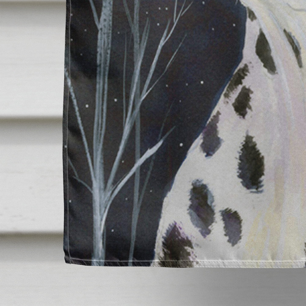 Starry Night Dalmatian Flag Canvas House Size  the-store.com.