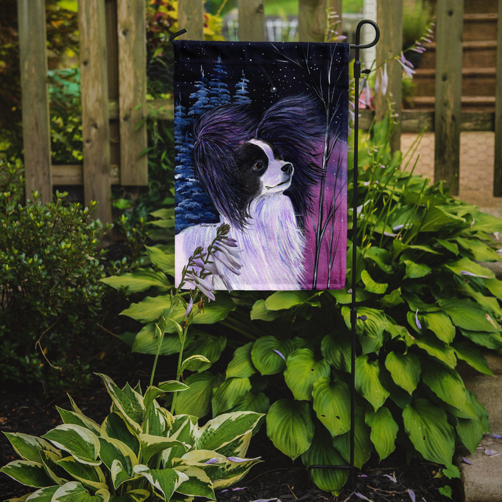 Starry Night Papillon Flag Garden Size.