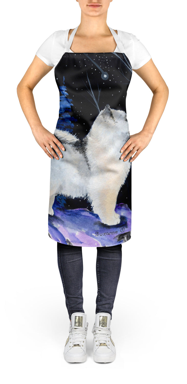 Starry Night Keeshond Apron - the-store.com