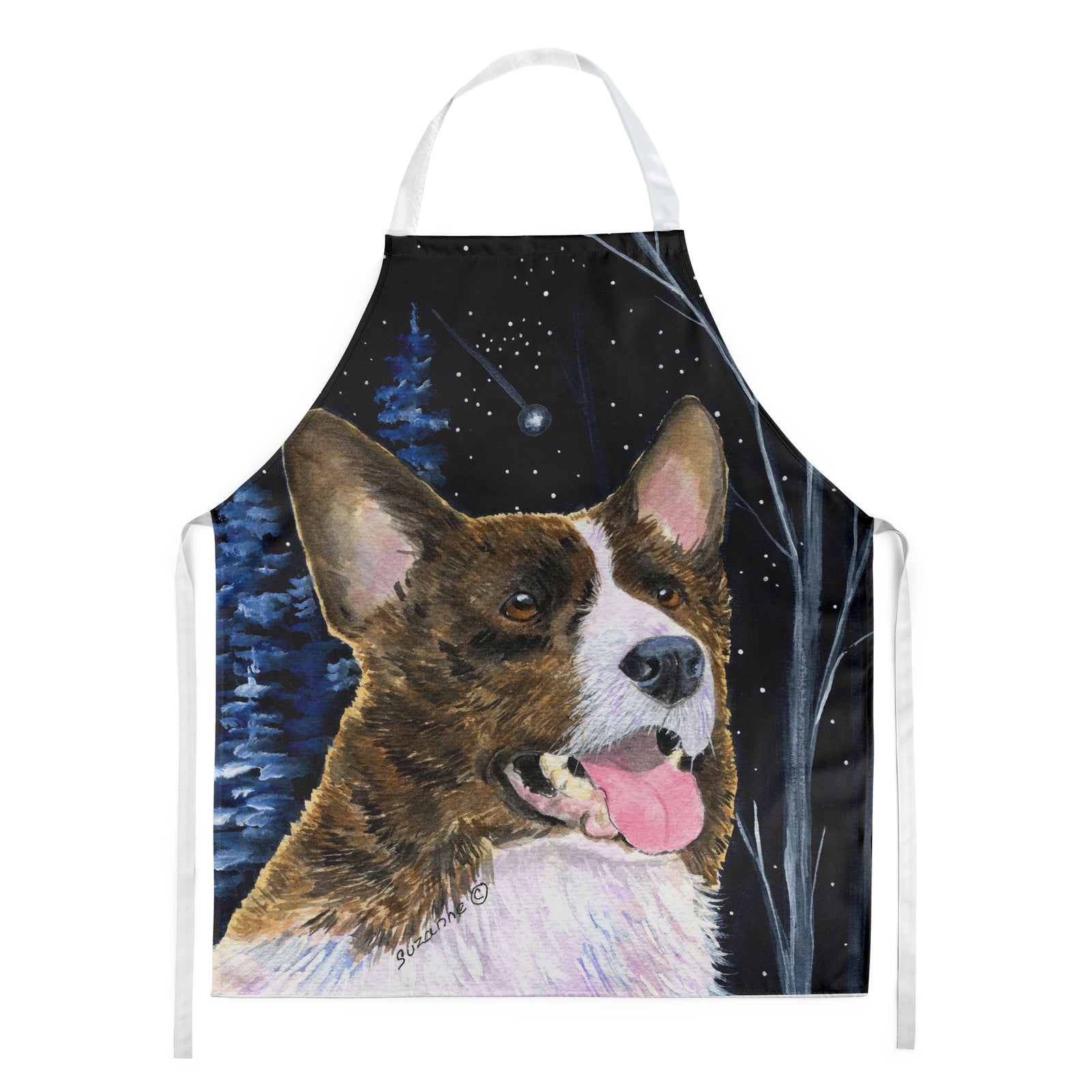 Starry Night Corgi Apron - the-store.com