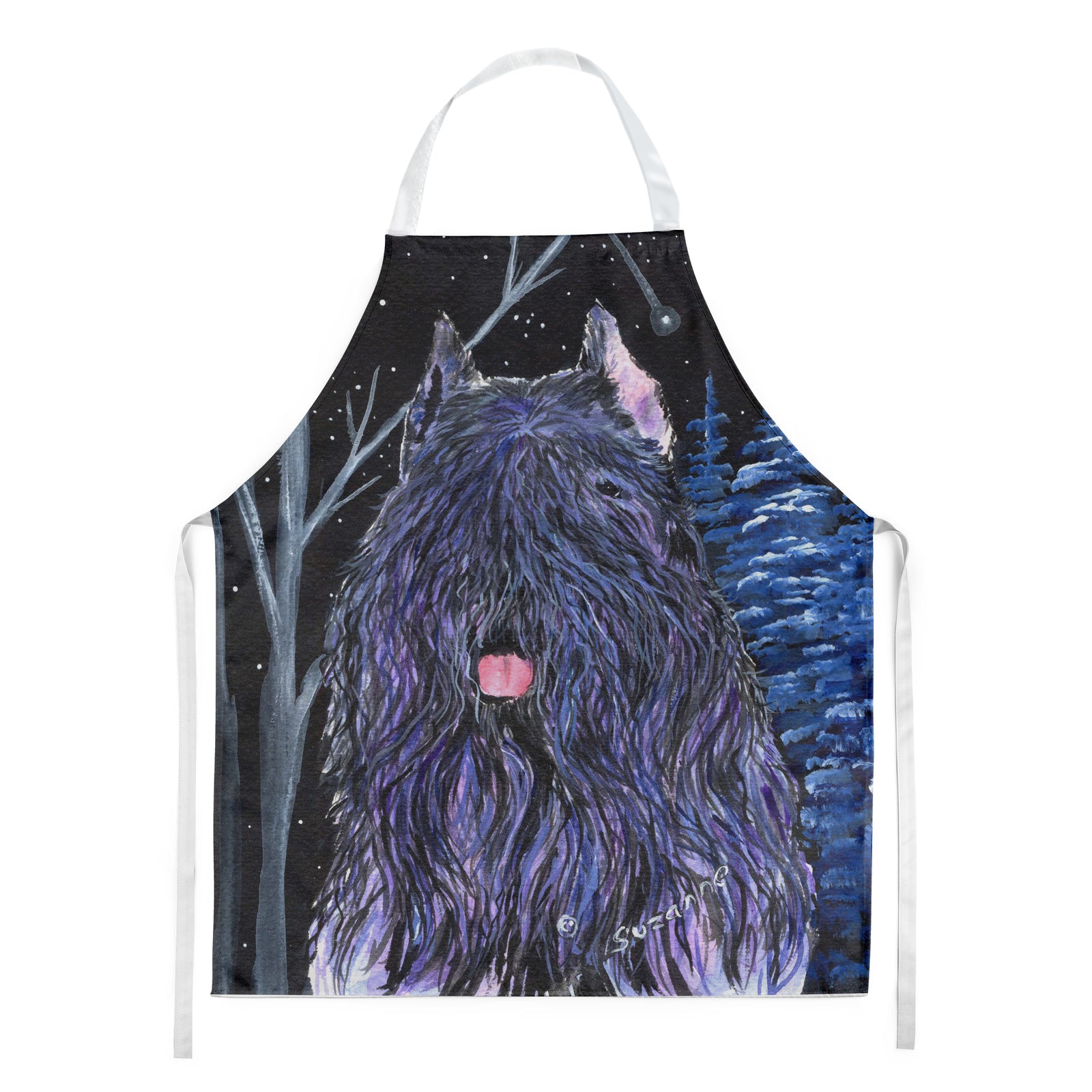 Starry Night Bouvier des Flandres Apron - the-store.com