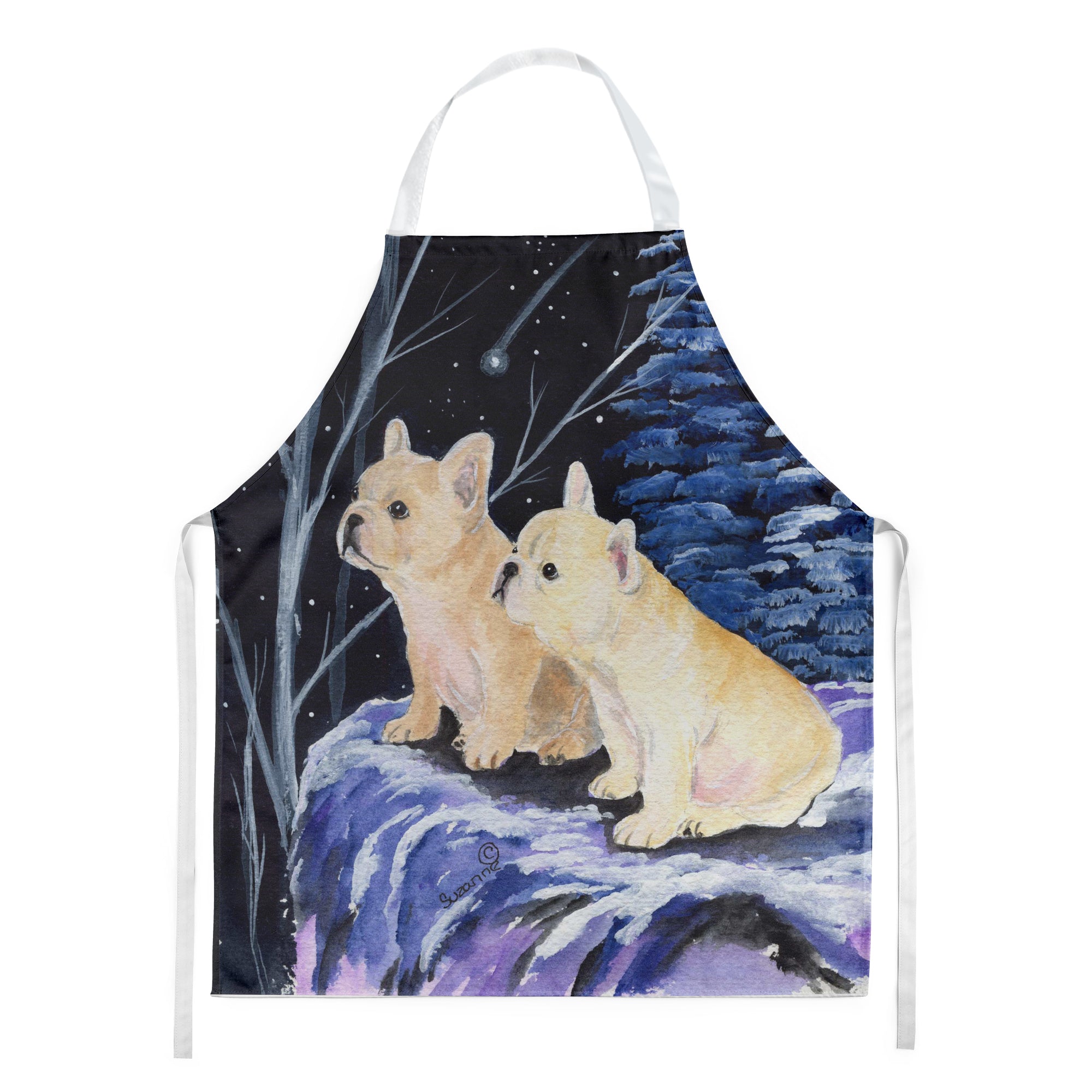 Starry Night French Bulldog Apron - the-store.com