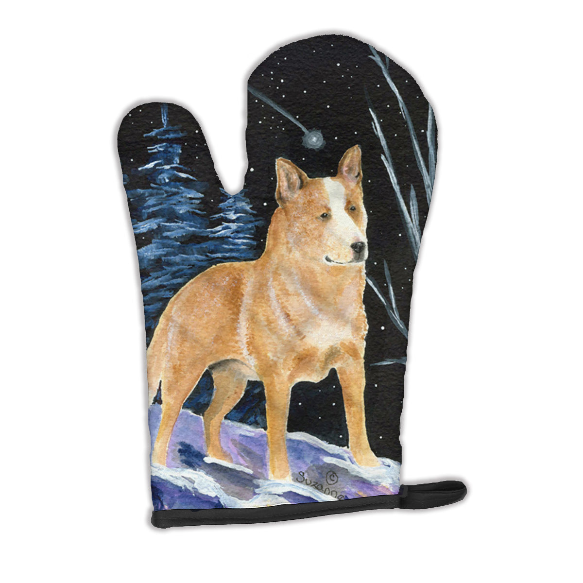 Starry Night Australian Cattle Dog Oven Mitt SS8407OVMT  the-store.com.