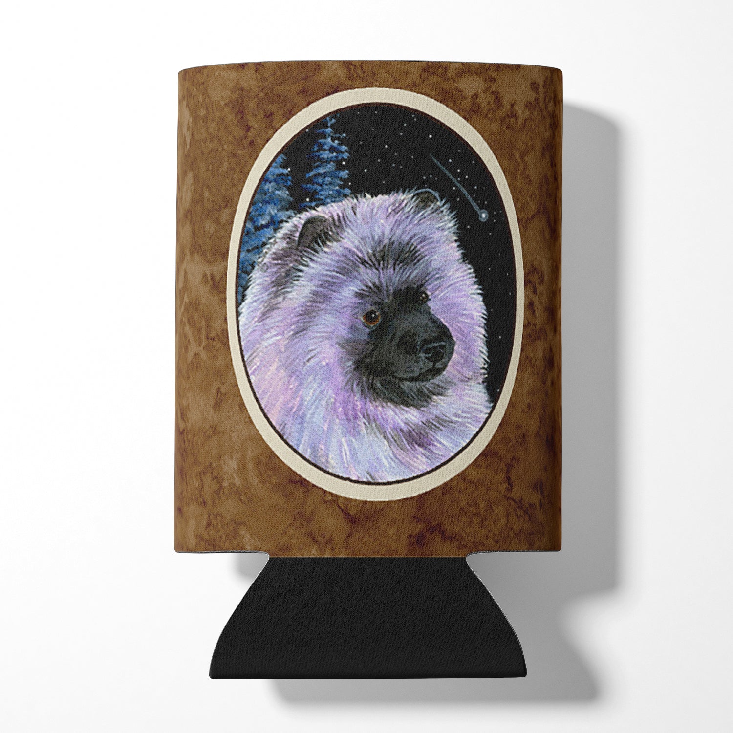 Starry Night Keeshond Can or Bottle Beverage Insulator Hugger.