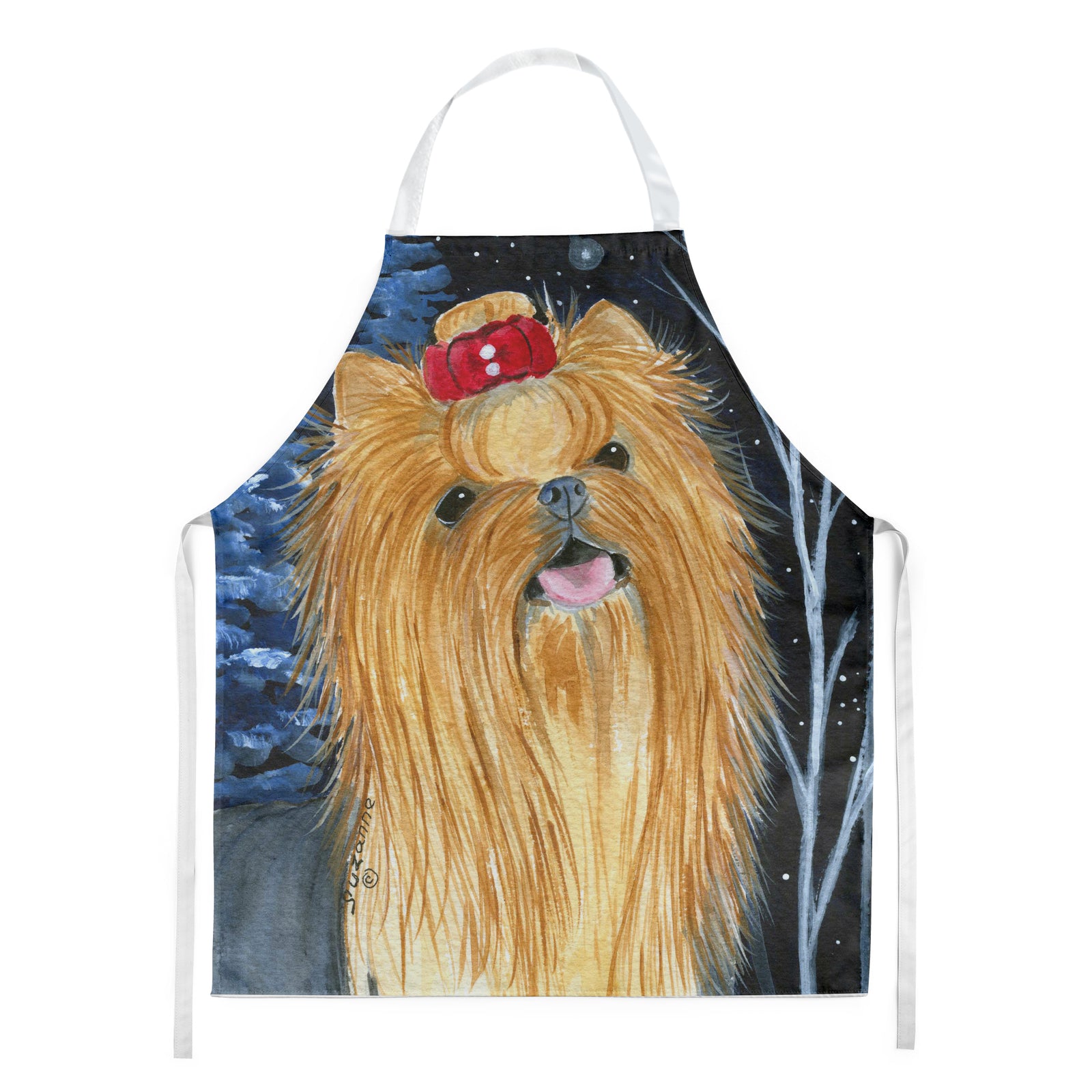 Starry Night Yorkie Apron - the-store.com