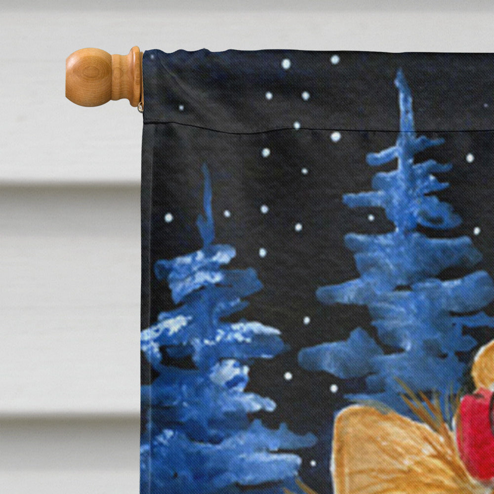 Starry Night Yorkie Flag Canvas House Size  the-store.com.