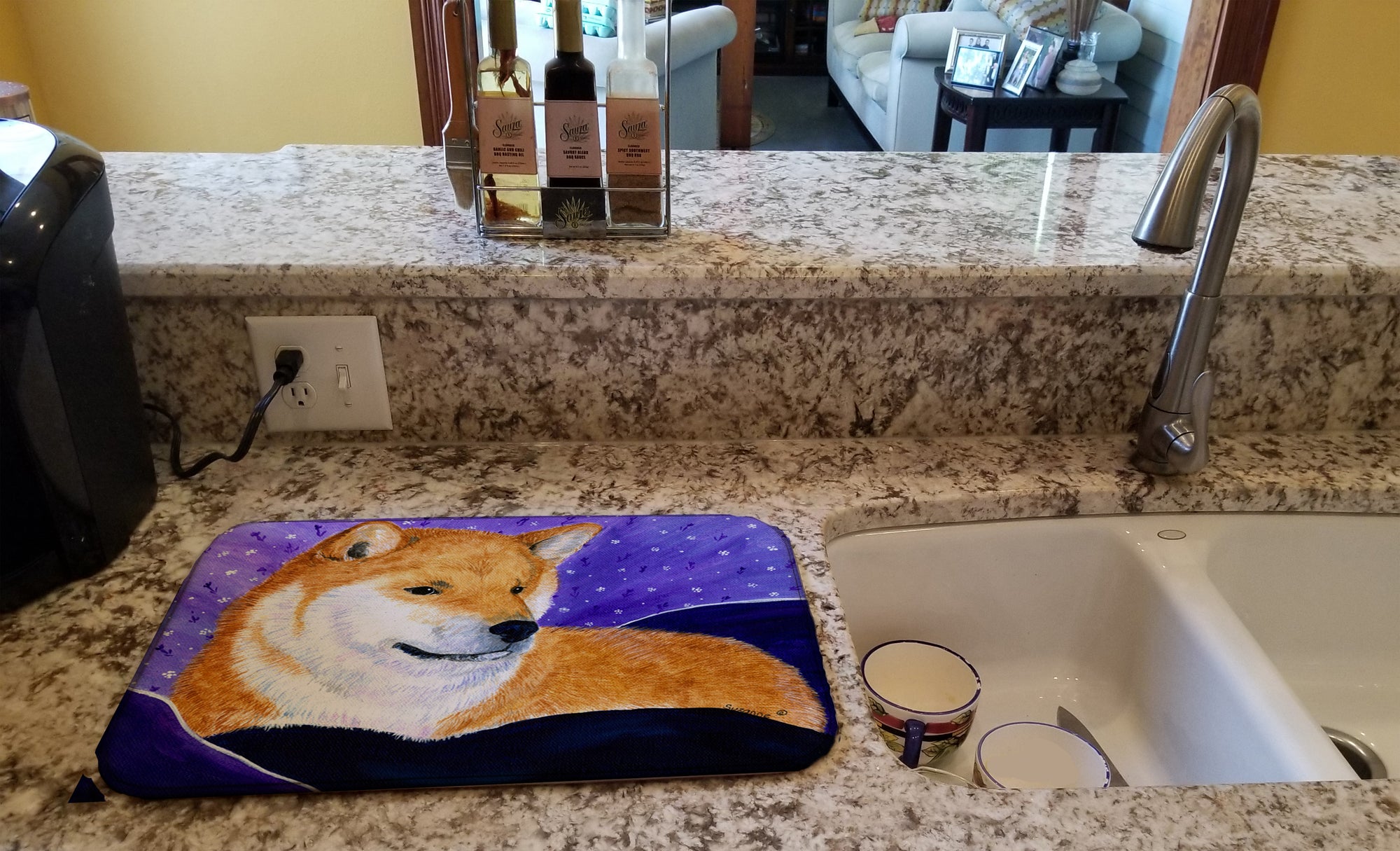 Shiba Inu Dish Drying Mat SS8417DDM  the-store.com.