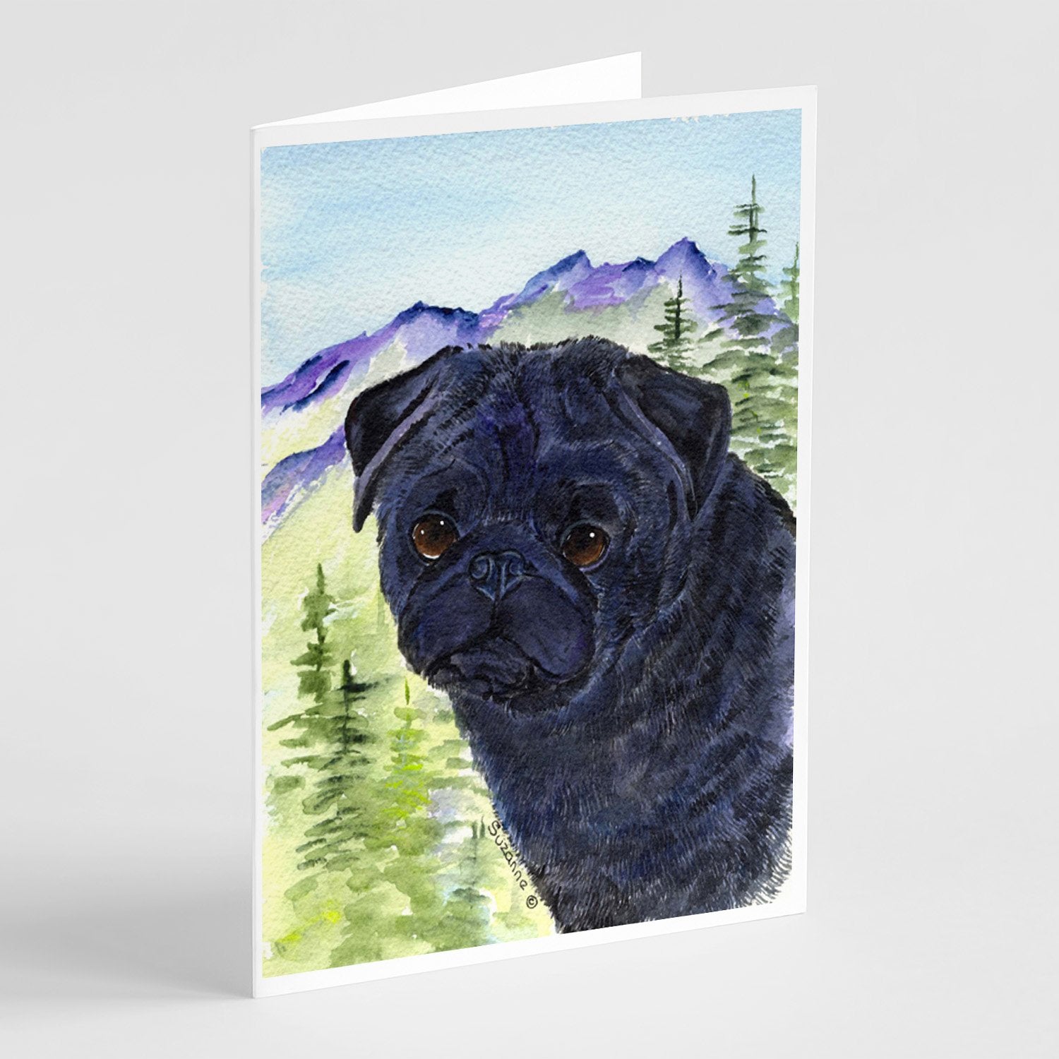 Buy this Pug Greeting Cards and Envelopes Pack of 8