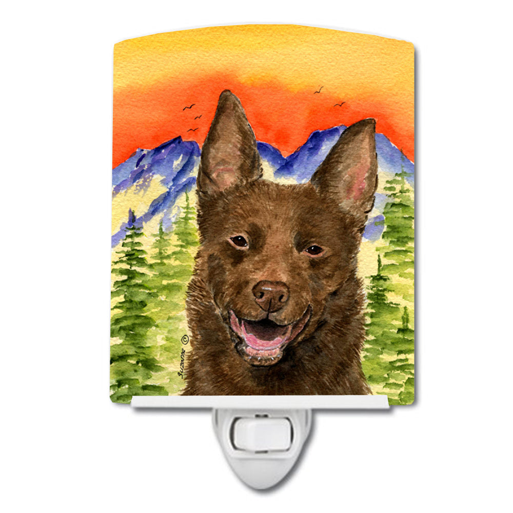 Australian Kelpie Ceramic Night Light SS8422CNL - the-store.com