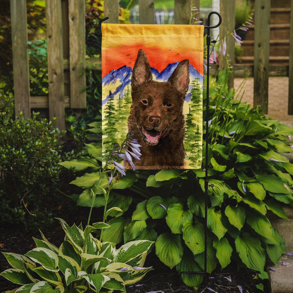 Australian Kelpie Flag Garden Size.