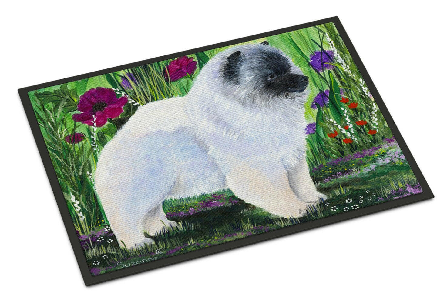 Keeshond Indoor Outdoor Mat 18x27 Doormat - the-store.com