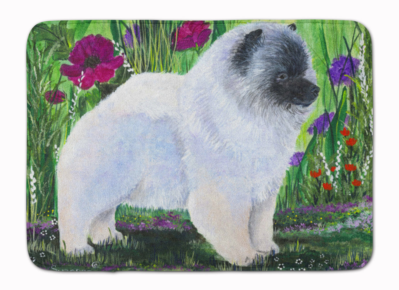 Keeshond Machine Washable Memory Foam Mat SS8424RUG - the-store.com