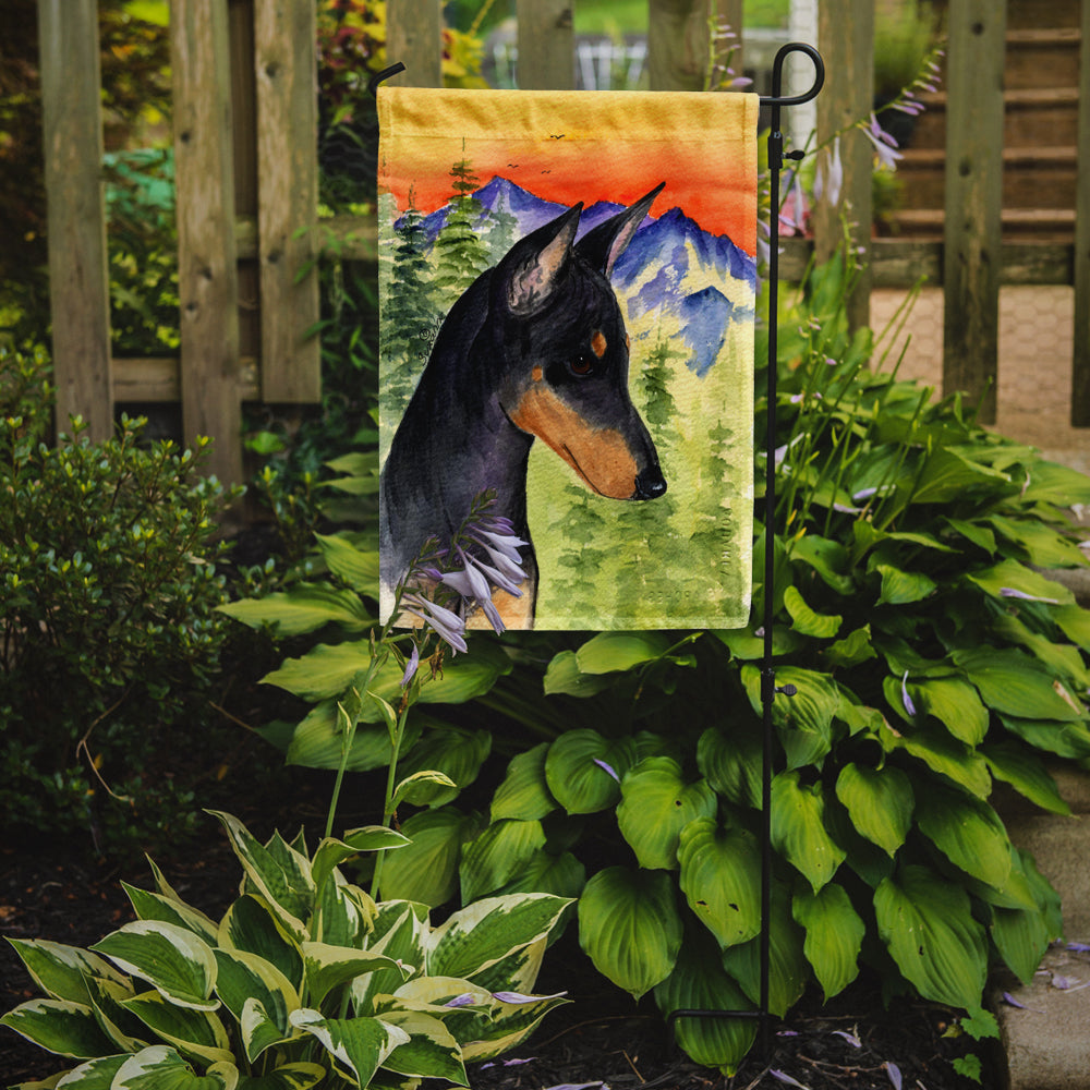 Manchester Terrier Flag Garden Size.