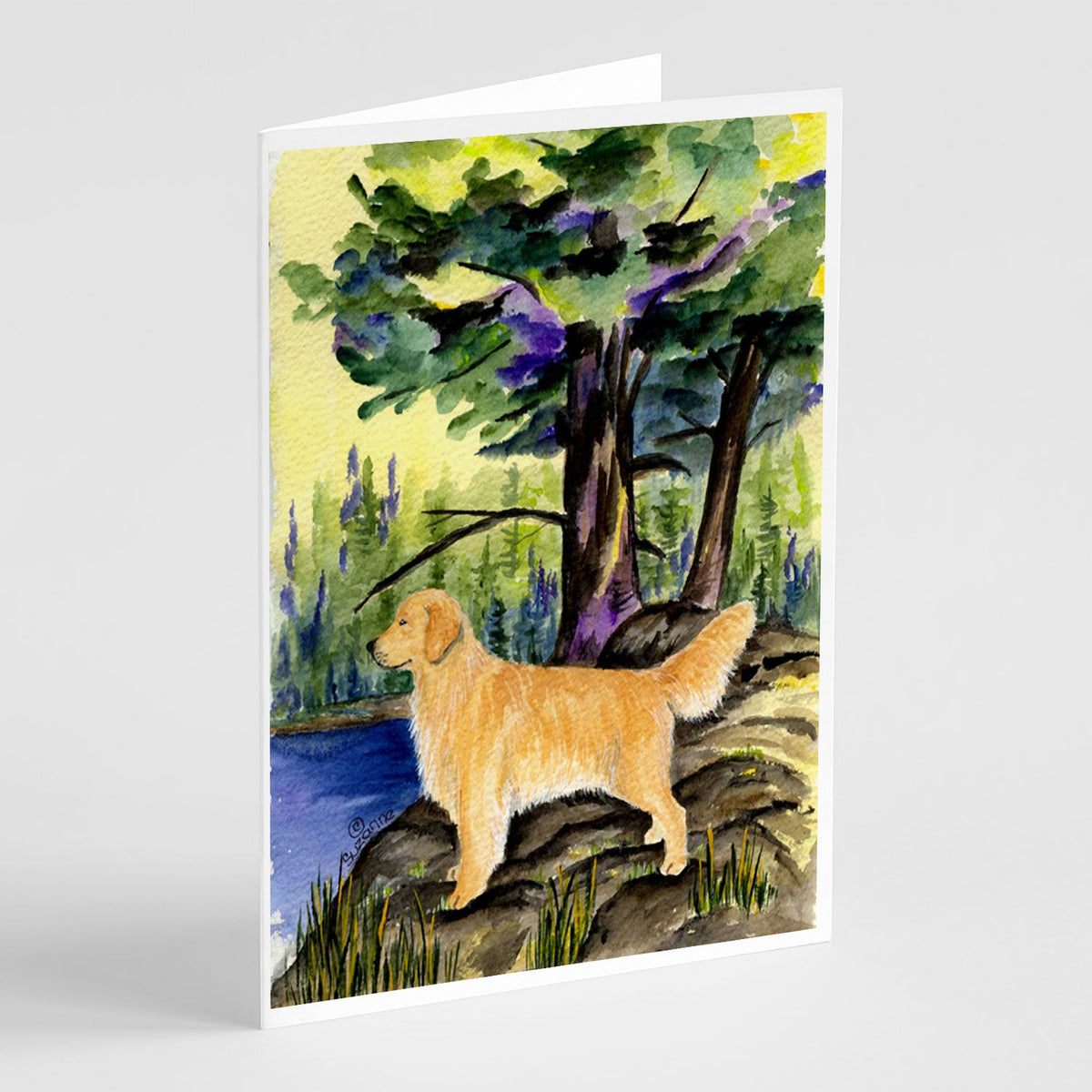 Buy this Golden Retriever Greeting Cards and Envelopes Pack of 8