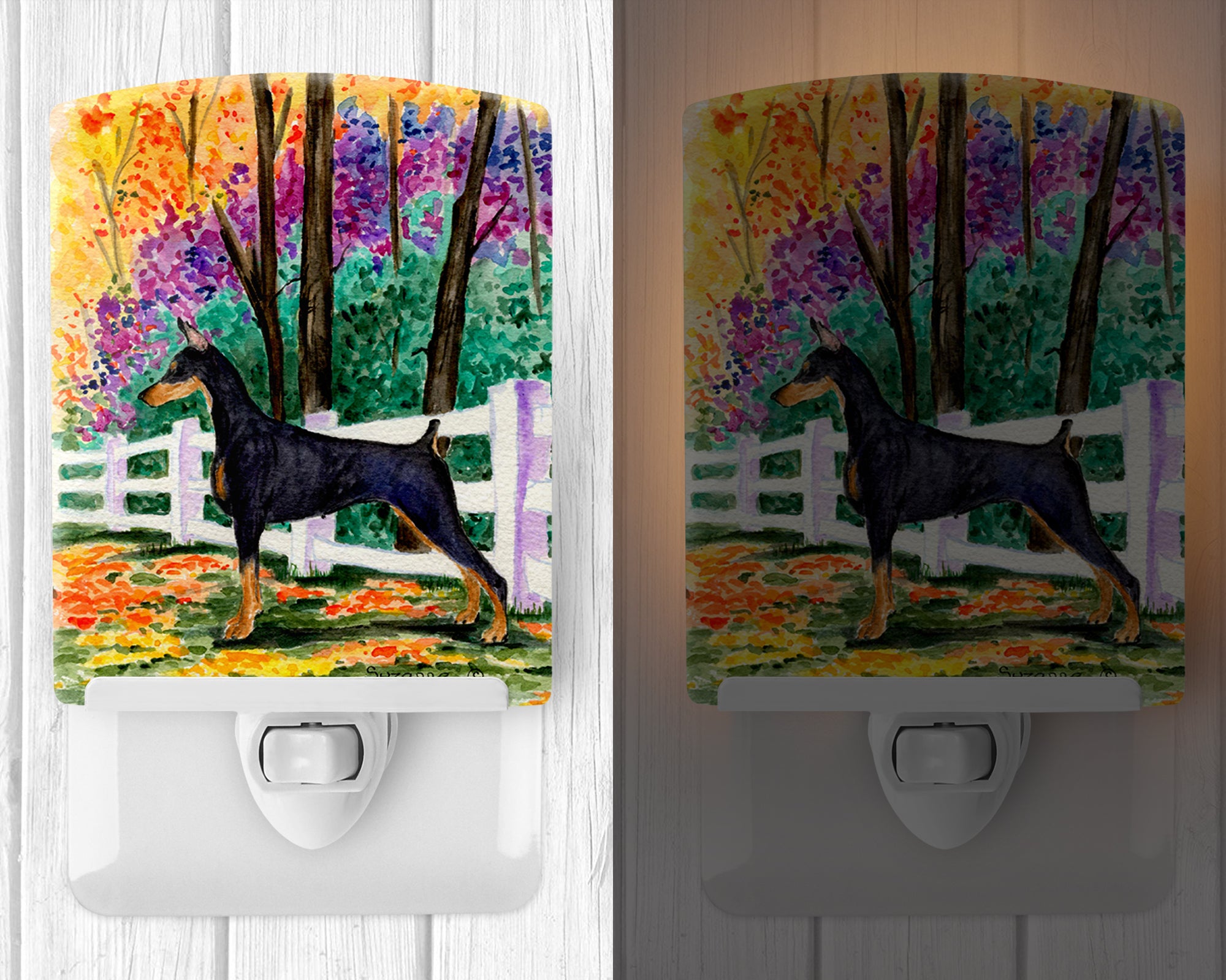 Doberman Ceramic Night Light SS8428CNL - the-store.com