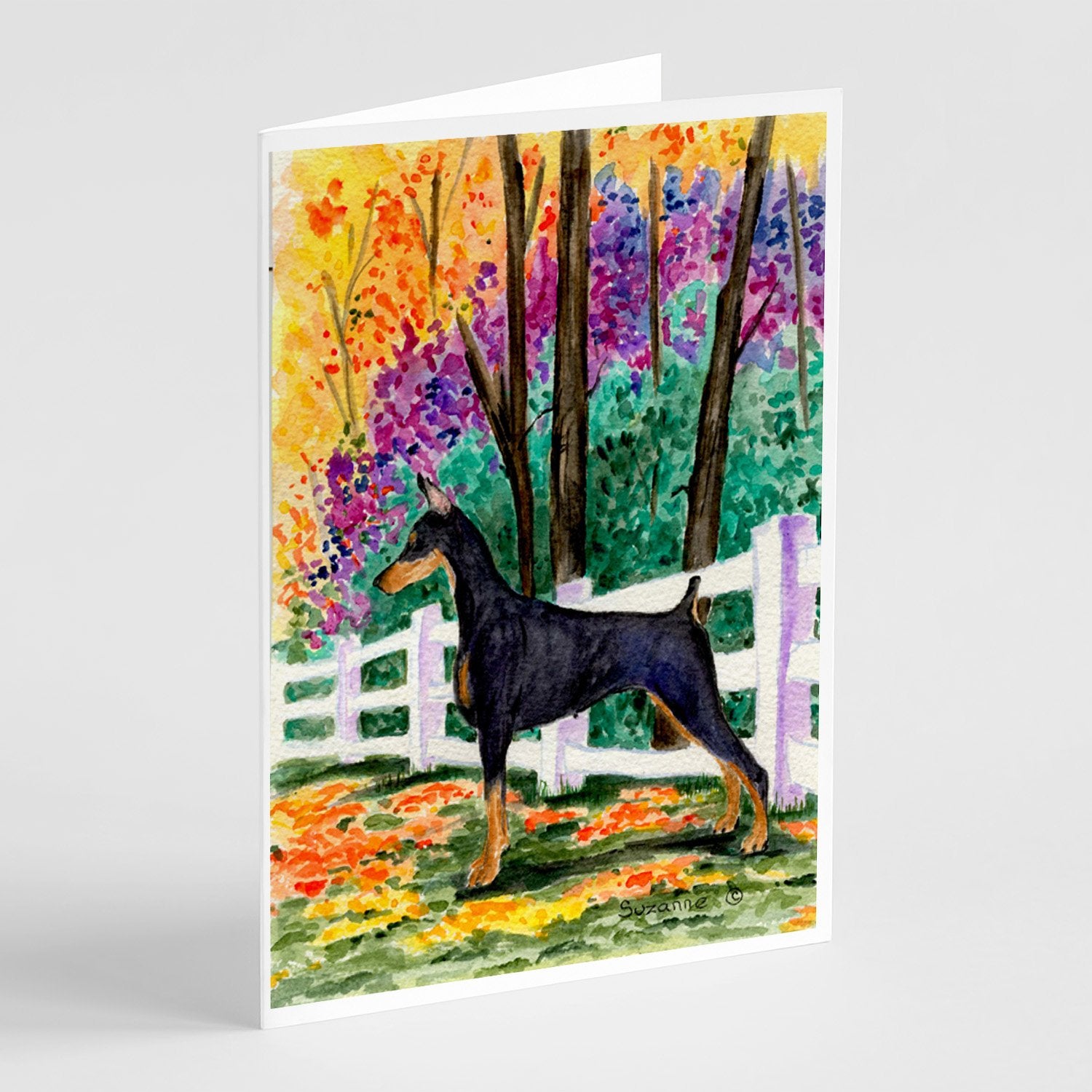 Buy this Doberman Greeting Cards and Envelopes Pack of 8