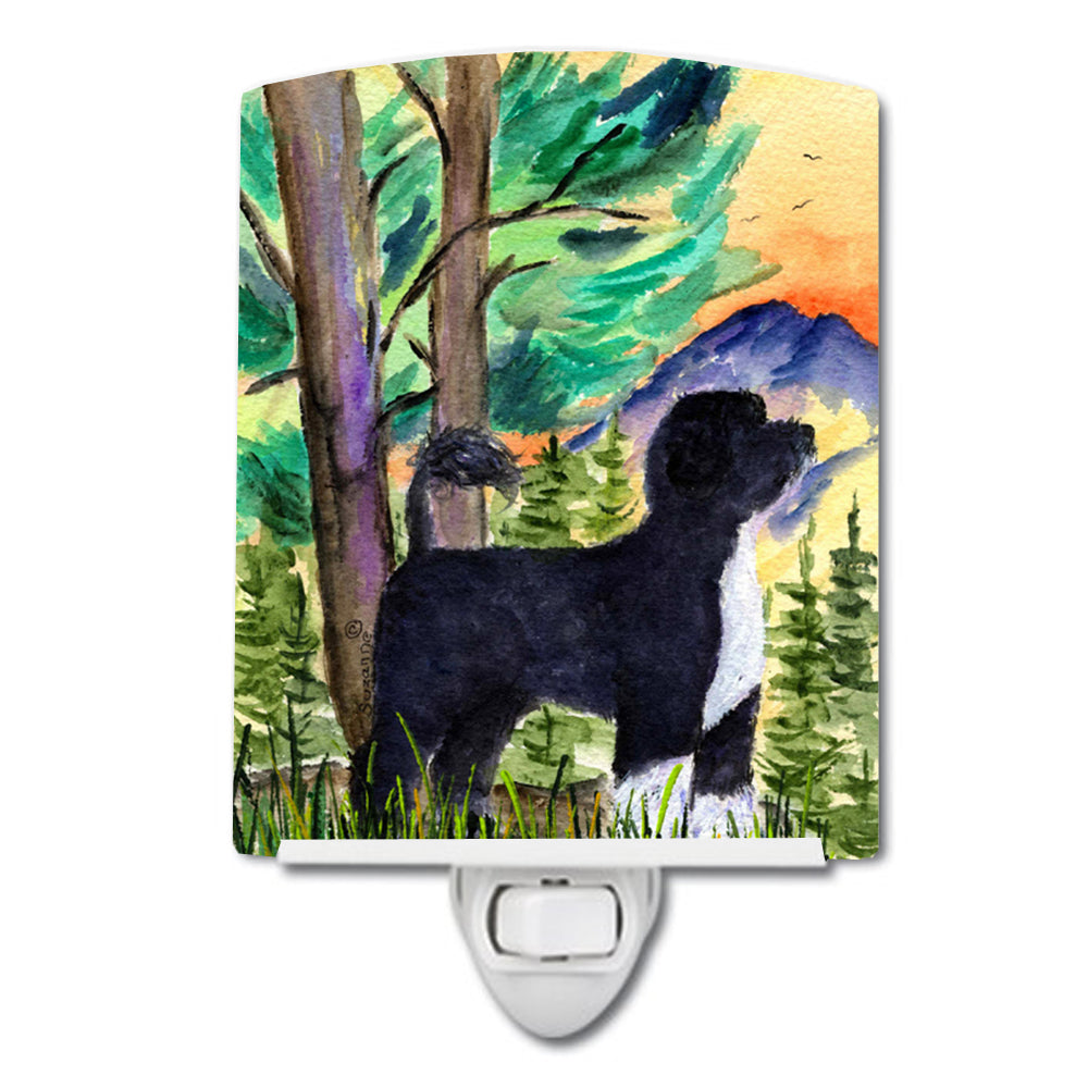 Portuguese Water Dog Ceramic Night Light SS8429CNL - the-store.com