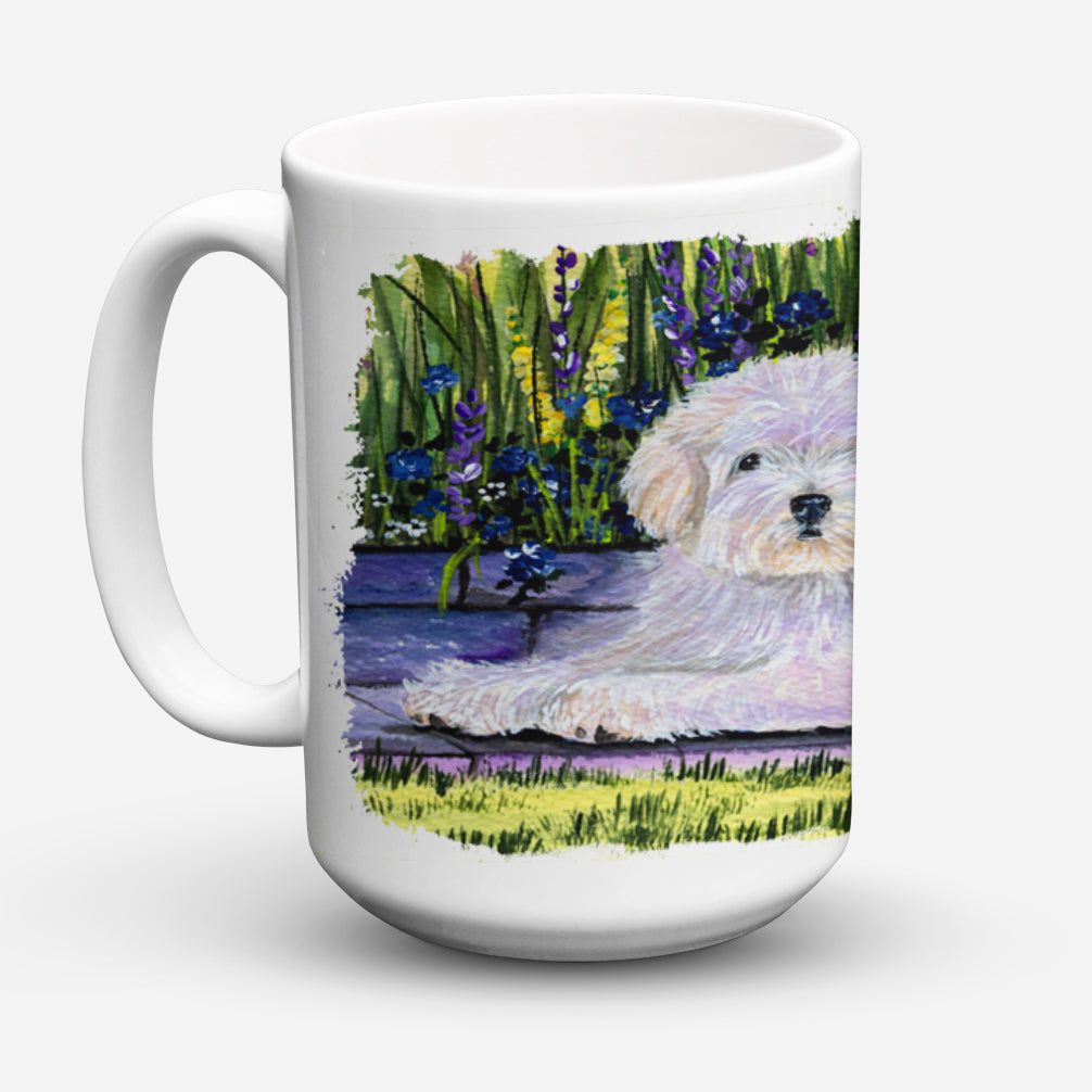 Coton de Tulear Dishwasher Safe Microwavable Ceramic Coffee Mug 15 ounce SS8430CM15  the-store.com.