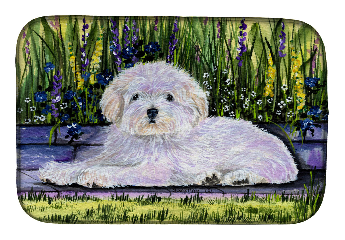 Coton de Tulear Dish Drying Mat SS8430DDM  the-store.com.