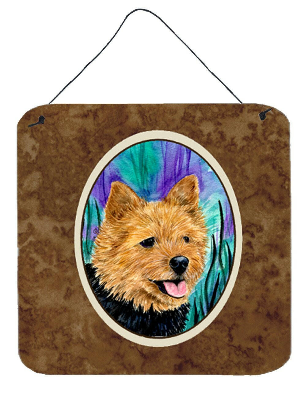 Norwich Terrier Aluminium Metal Wall or Door Hanging Prints by Caroline&#39;s Treasures