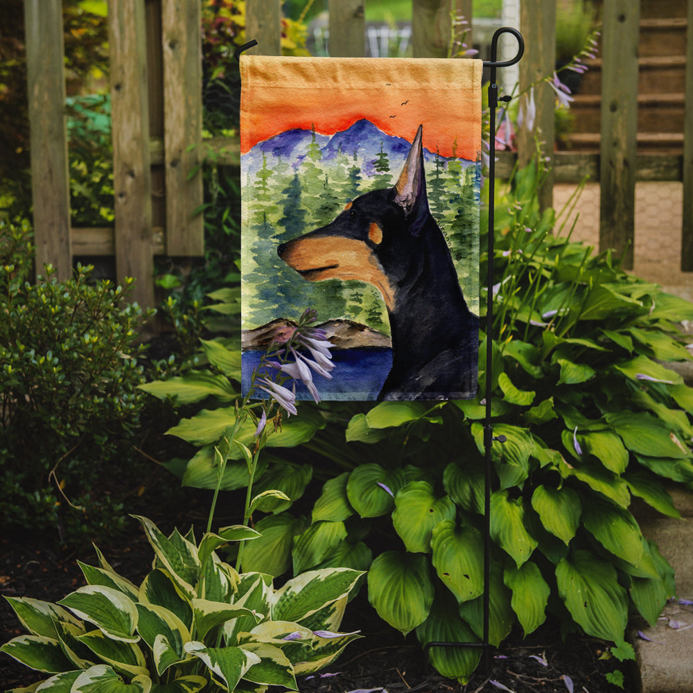 Manchester Terrier Flag Garden Size.