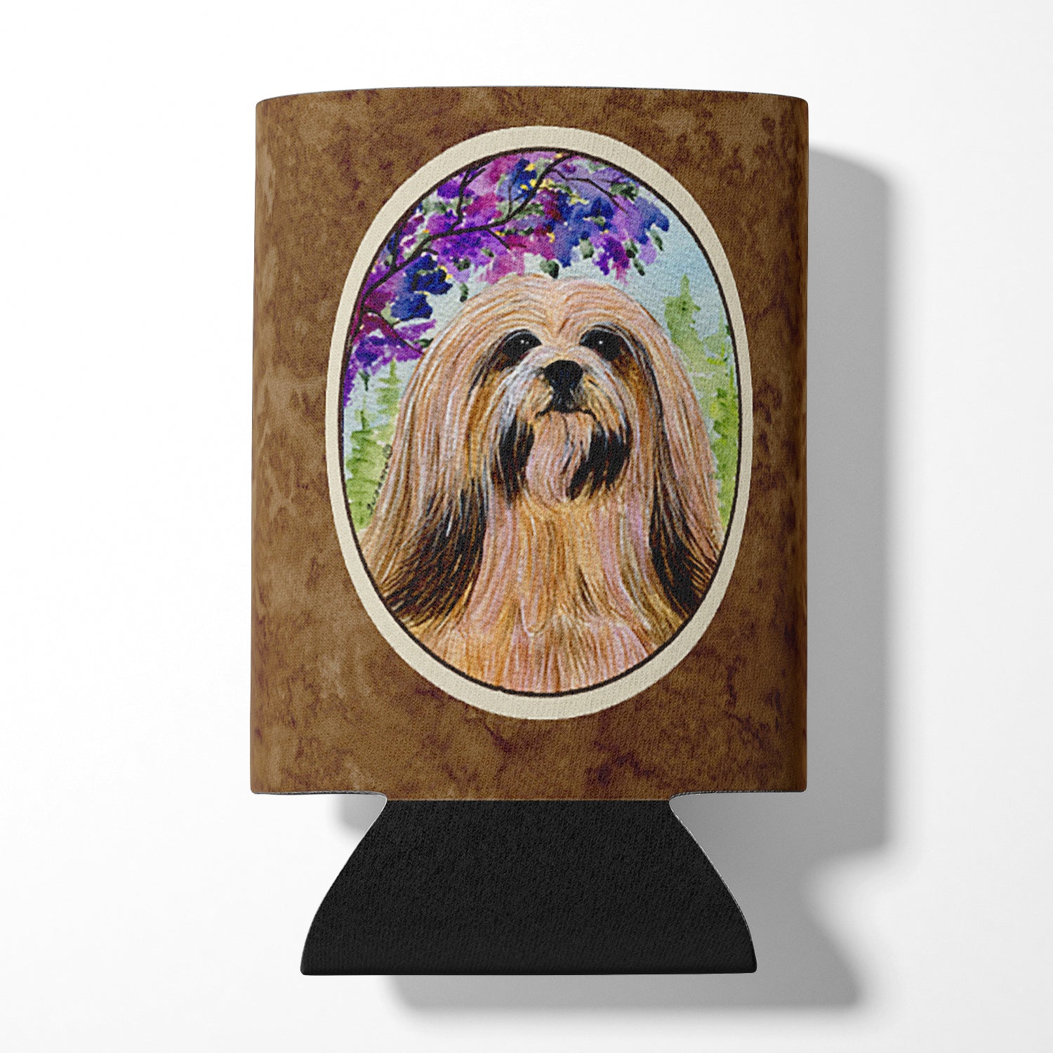 Lhasa Apso Can or Bottle Beverage Insulator Hugger.