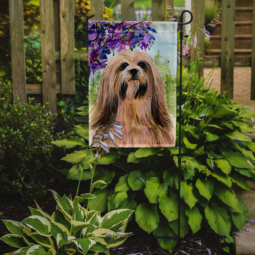 Lhasa Apso Flag Garden Size.